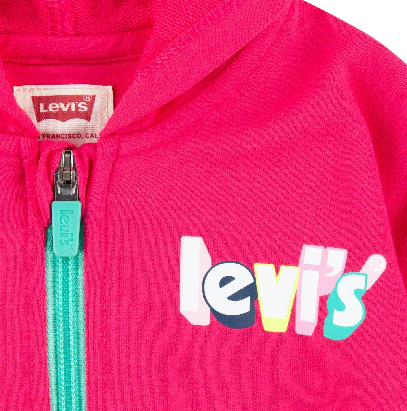 POSTER Levi's® UNISEX pink ALL LOGO Overall DAY PLAY Kids