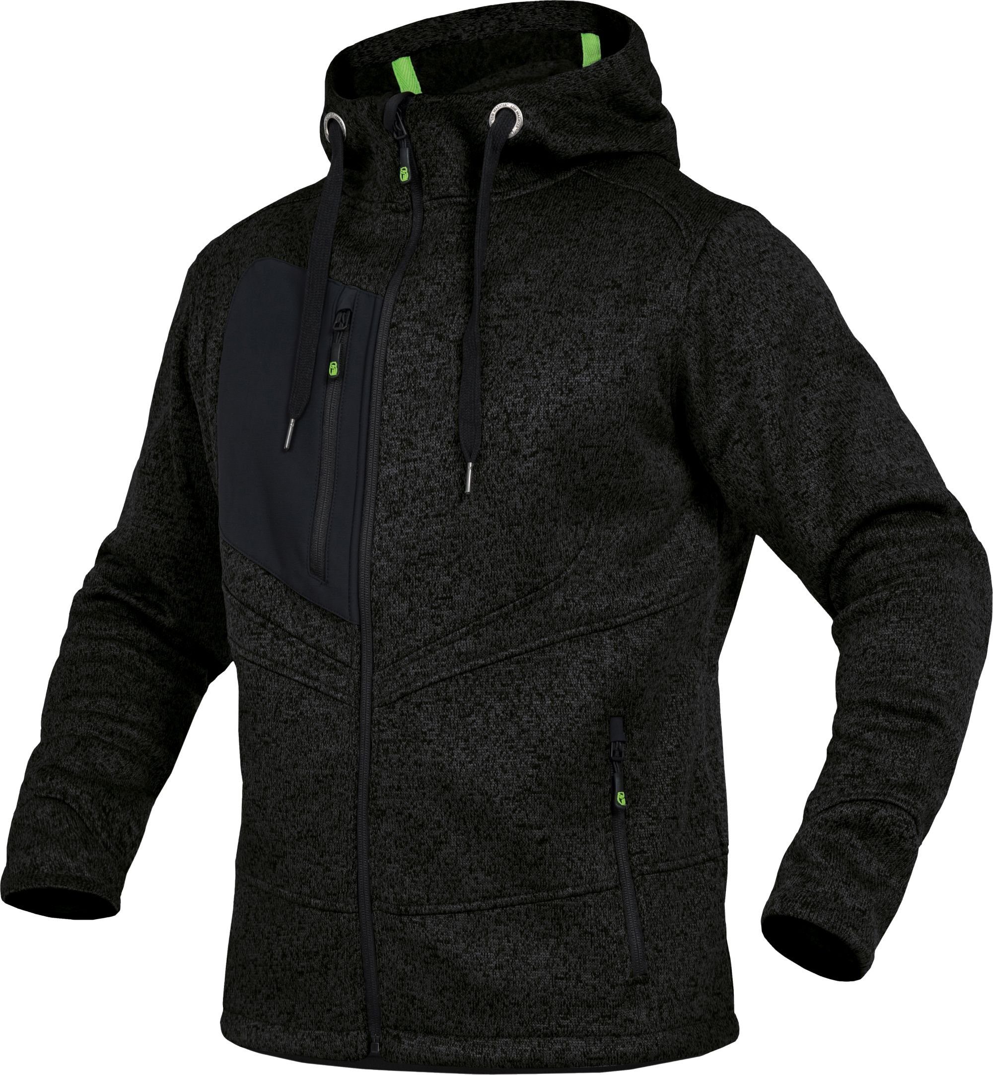 Leibwächter Kapuzenstrickjacke Casual-Line Strickjacke unisex günstig online kaufen