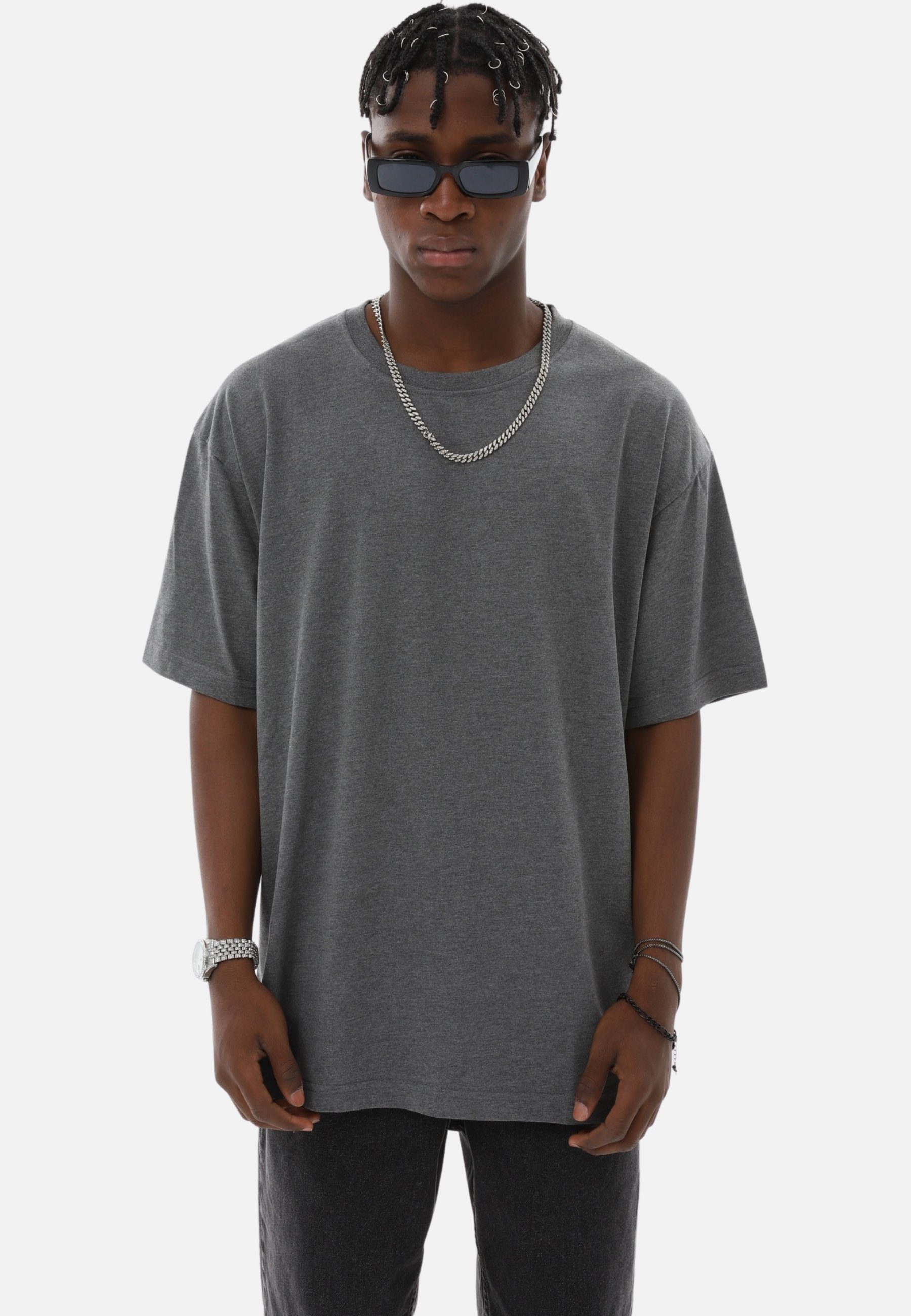 COFI Casuals T-Shirt - Oversize T-Shirt - Heavy Weight Basic Shirt (1-tlg) günstig online kaufen