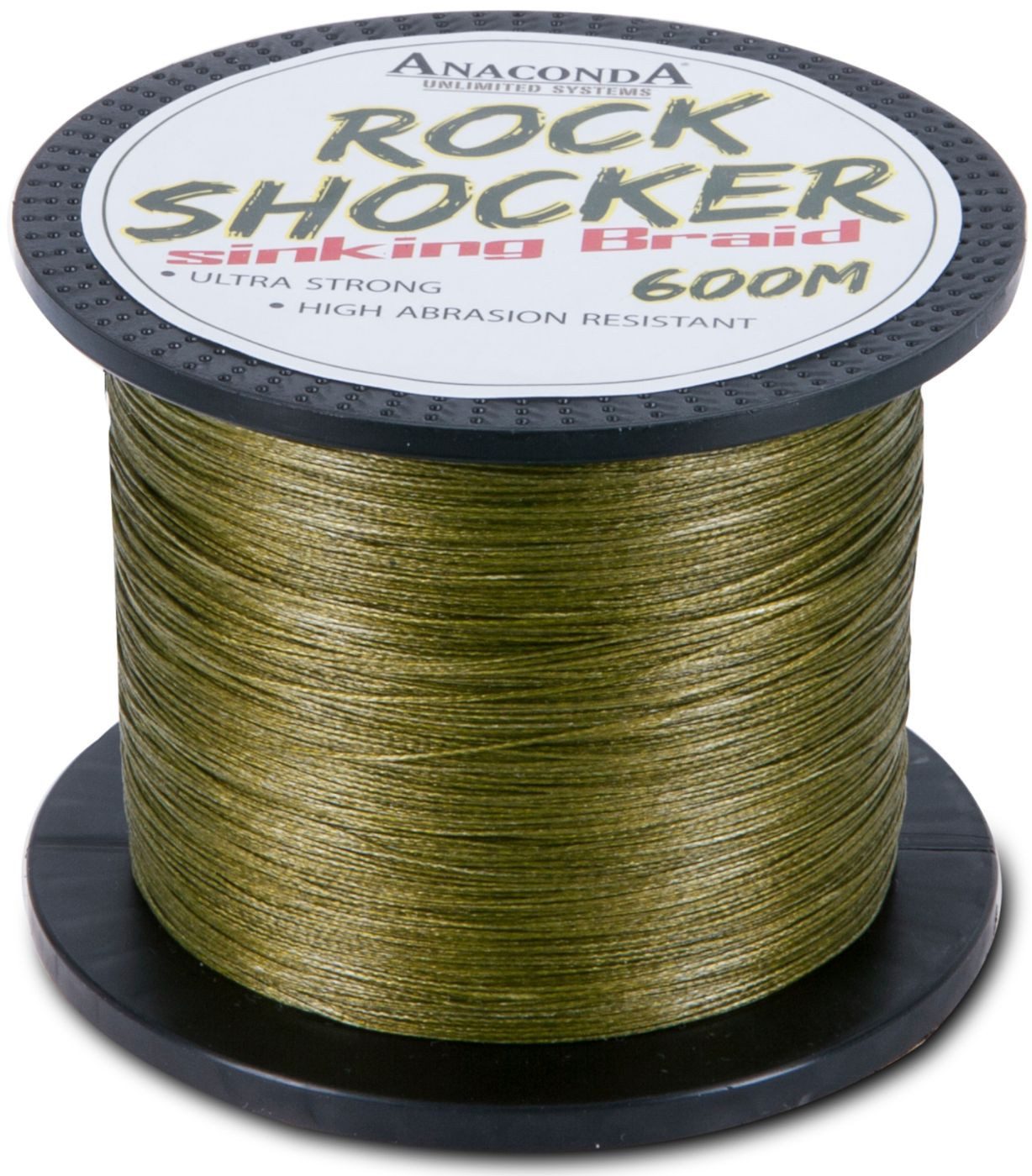 Angelschnur ANACONDA Rockshocker 0,25mm 19,6kg sinking Braid - 600m Karpfenschnur