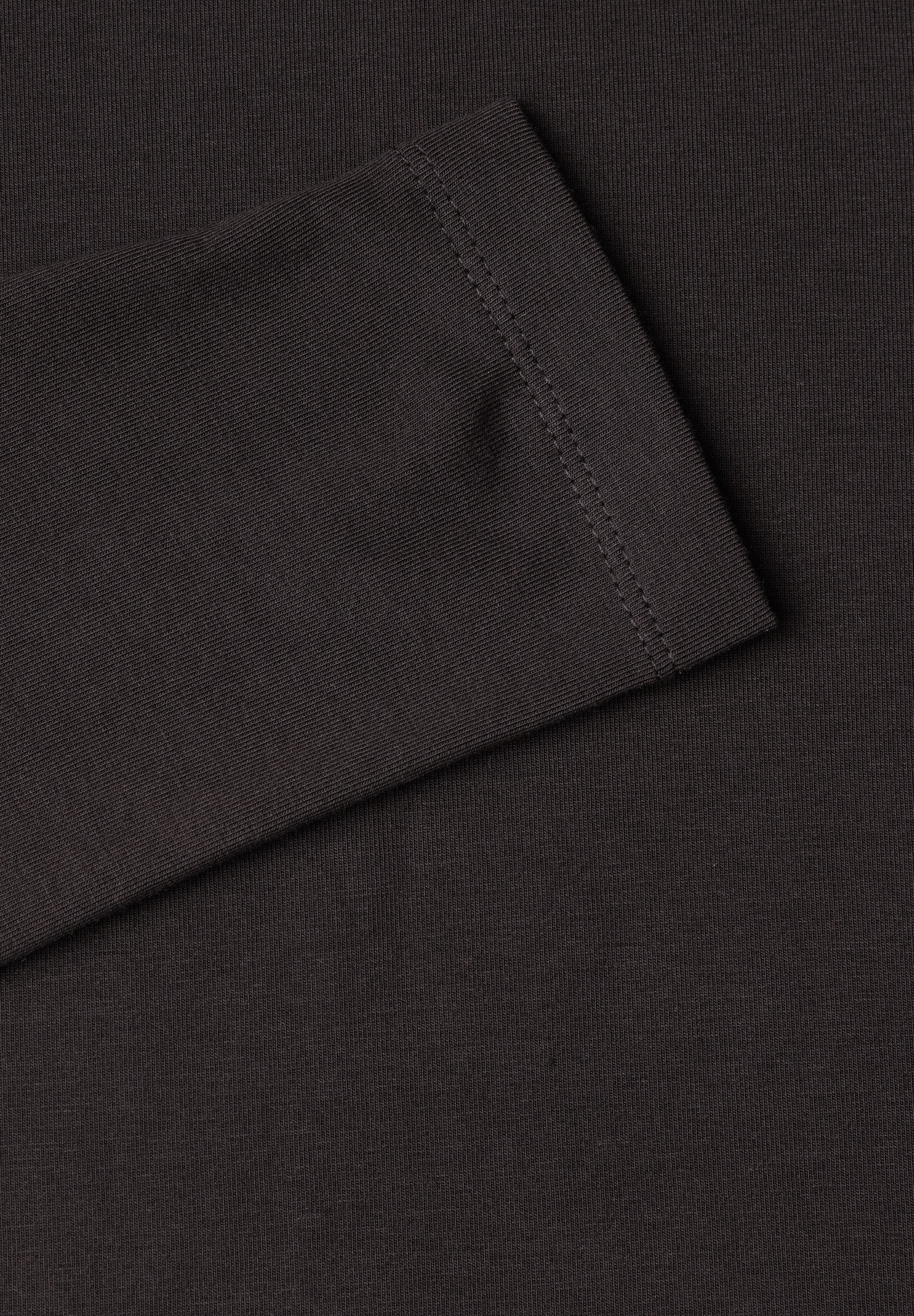STREET ONE Langarmshirt in Unifarbe – Bild 5 von 5