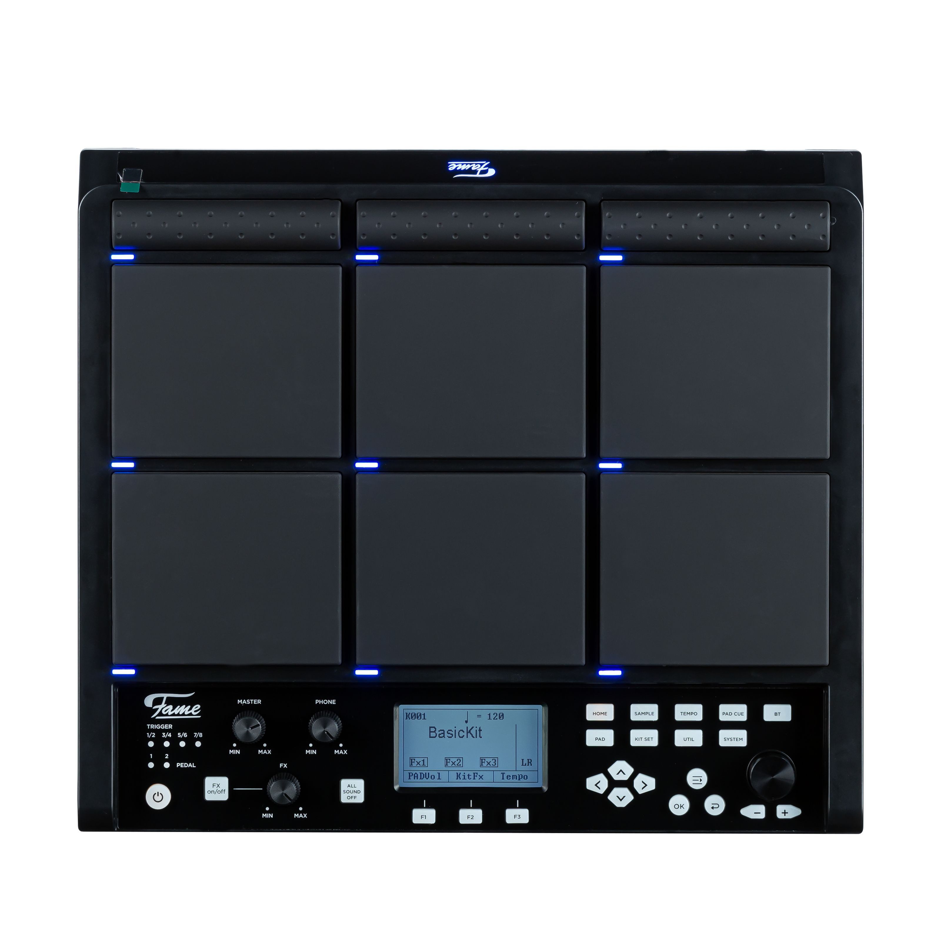 FAME E-Drum, E-Drums, Digital Drums, SPD Hybrid Wave Sample Pad - Digital Drum