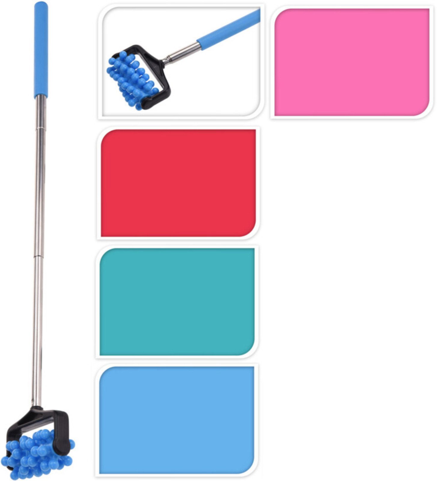 Koopman Massageroller Rosa, Stück 1-tlg., Packung, Massage, 44cm, Massagestab, Ausziehbar, Massagegerät
