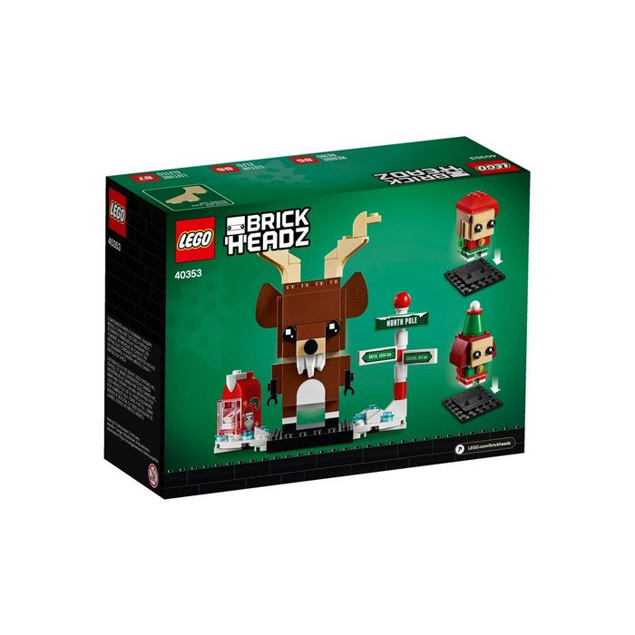 LEGO® Konstruktionsspielsteine LEGO® BrickHeadz - Rentier und Elfen (Set 281 St)