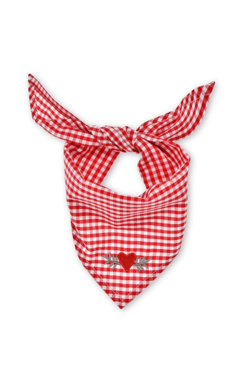 BONDI Trachtenkleid Trachtentuch Baby/Kleinkind - ALPENGLÜCK II - rot/weiss