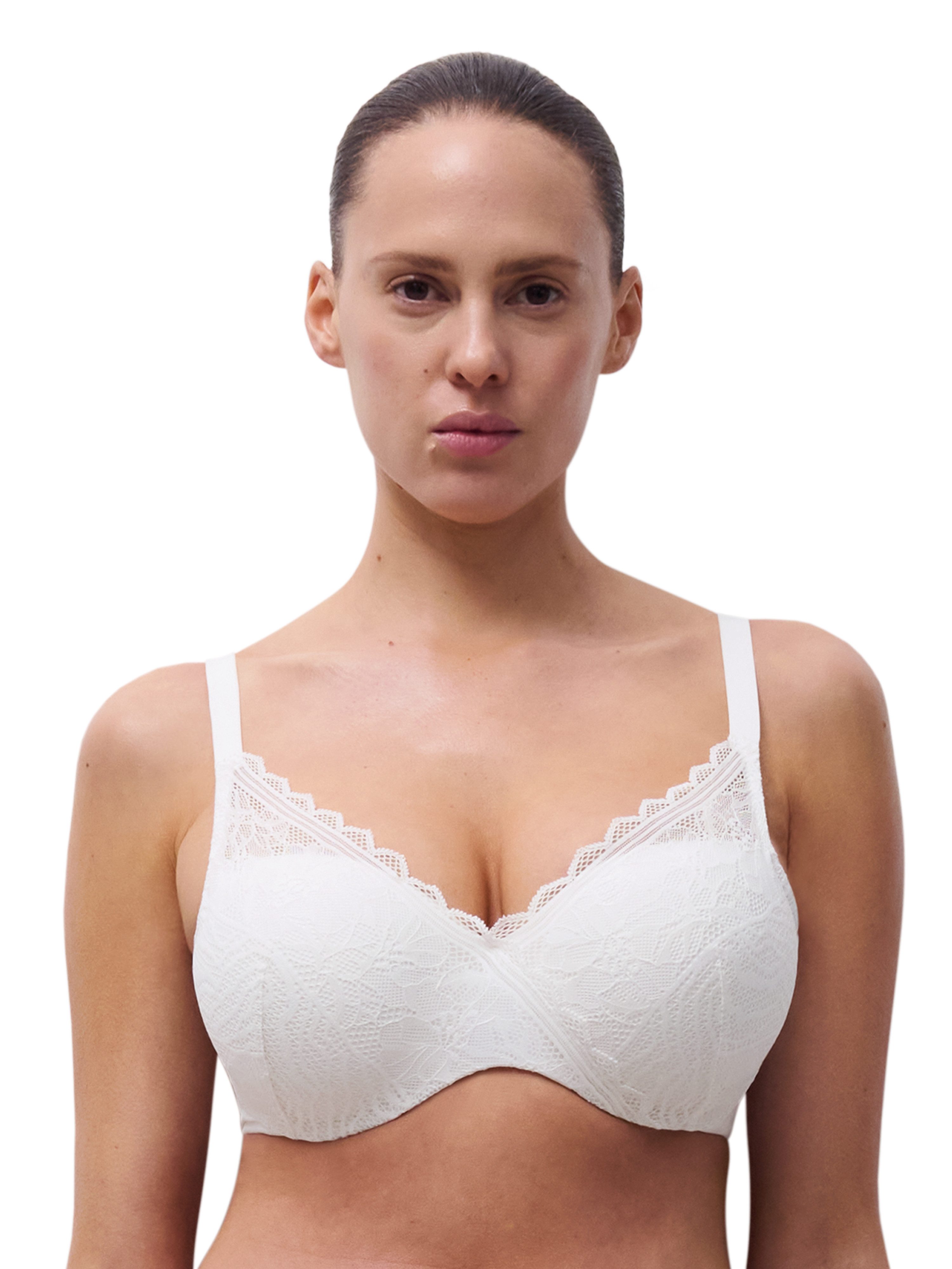 Chantelle T-Shirt-BH FLORAL TOUCH Spitze, blickdichtes Gewebe