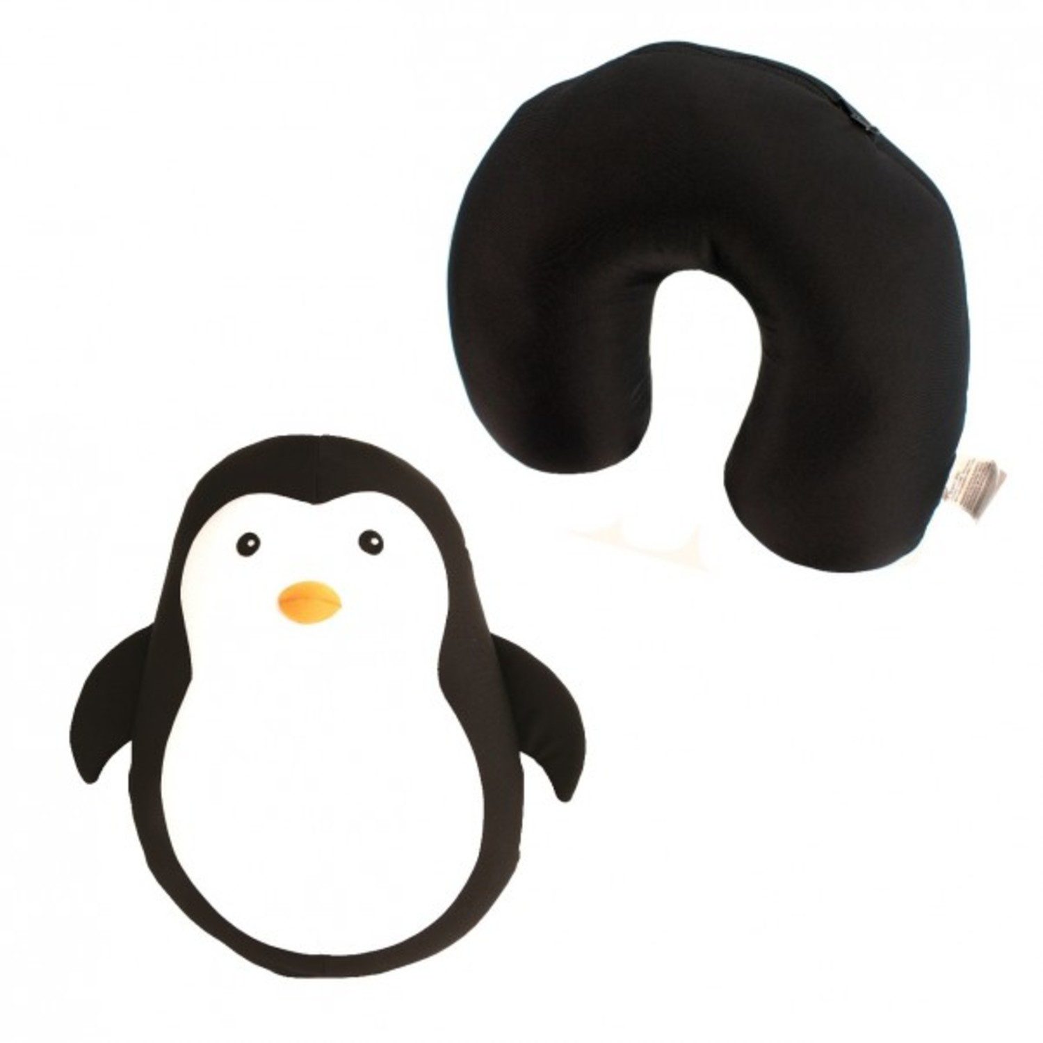 Kikkerland Подушки для шиї Zip&Flip Kissen Pinguin - Kuscheltier Nackenhörnchen