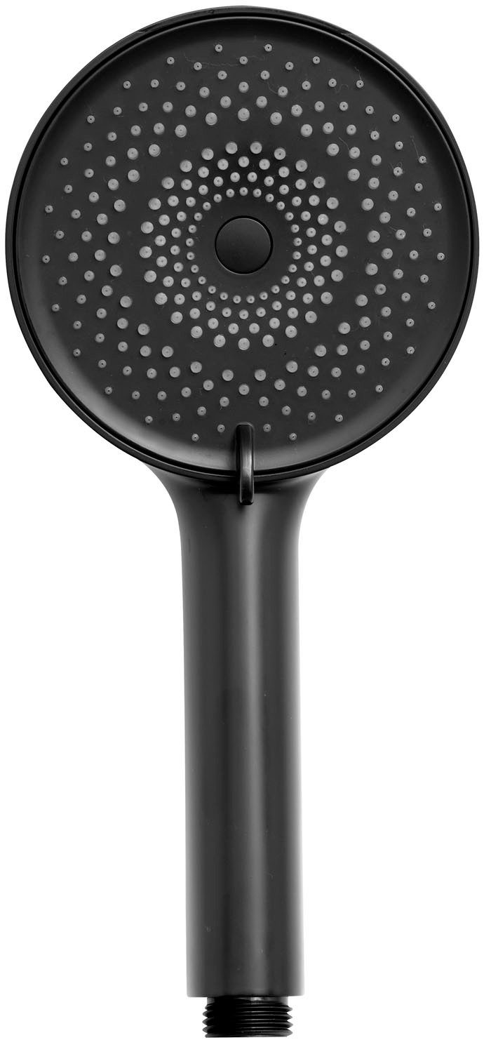 WENKO Handbrause Softwater, Duschkopf mit 3 Strahlarten, Ø 12 cm, mikrofeine Düsen, sanftes Wasser