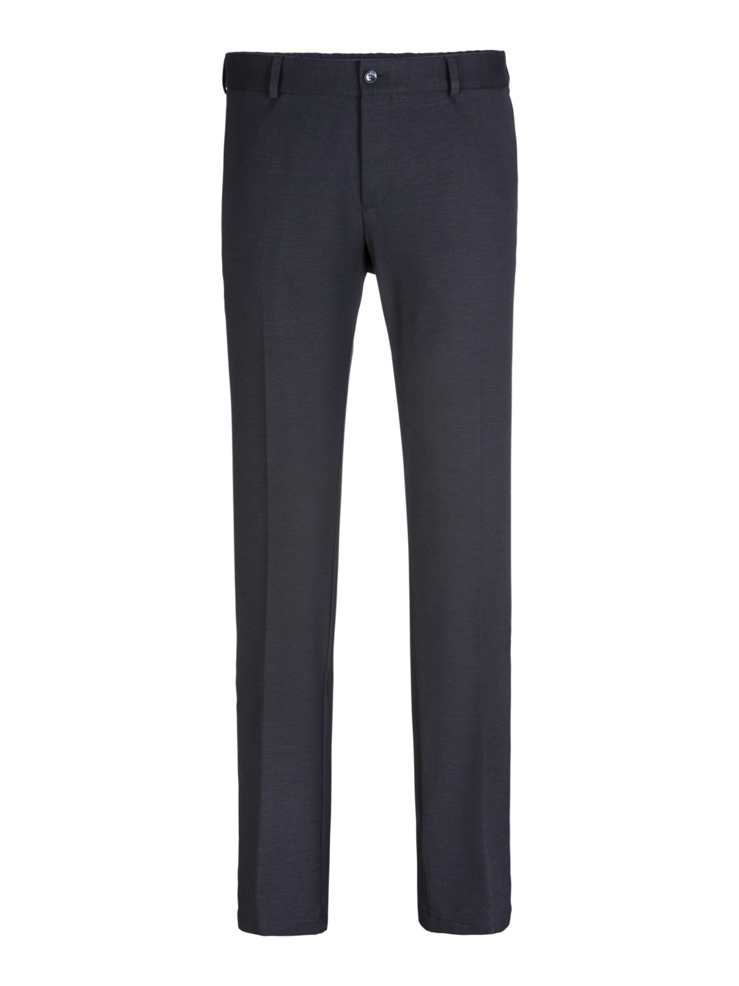 Carl Gross Stoffhose blau, Elegant, Polyamid, Unifarben, Slim Fit, Mittel