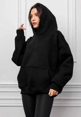 STYLEOVER Kapuzensweatshirt Übergroßes Kapuzensweatshirt Kängurutasche