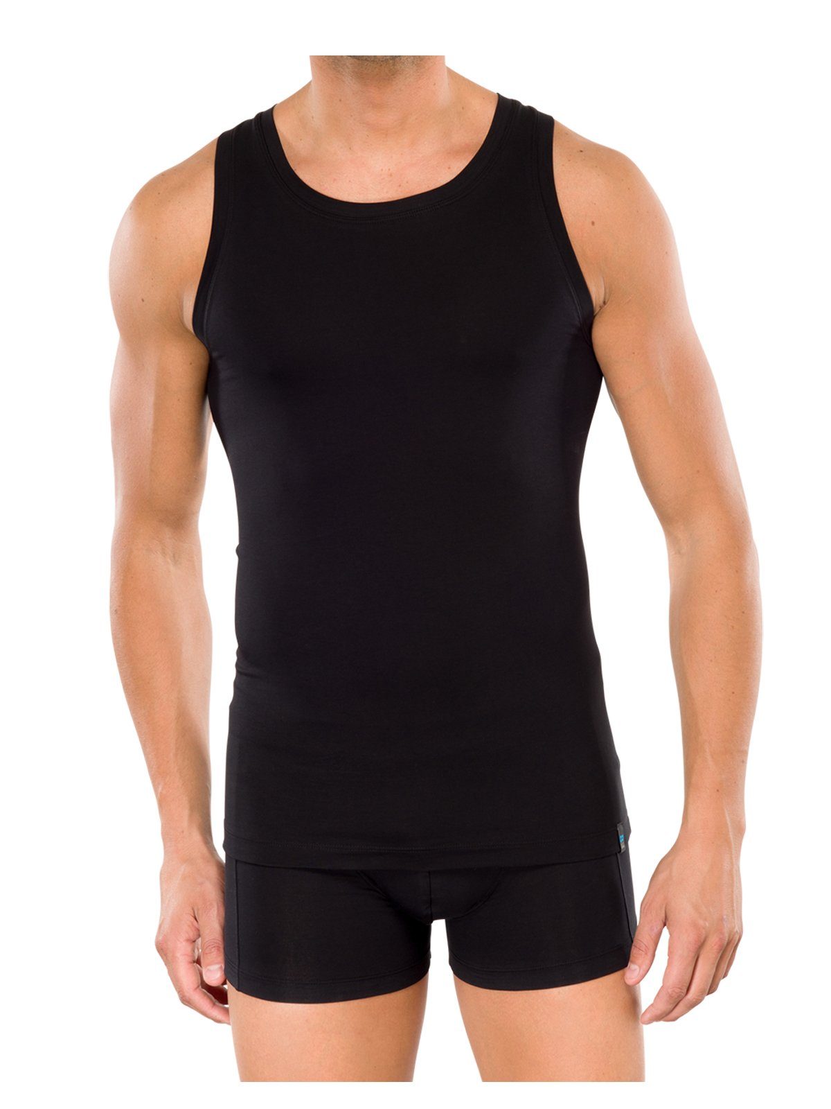 Schiesser Unterhemd »Schiesser Long Life Cotton Unterhemden, schwarz«  online kaufen | OTTO