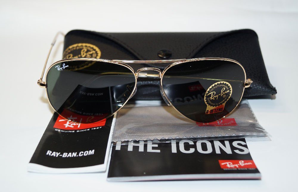 Ray-Ban Sonnenbrille RAY BAN Sonnenbrille Sunglasses RB 3025 W3234 Gr. 55 Aviator