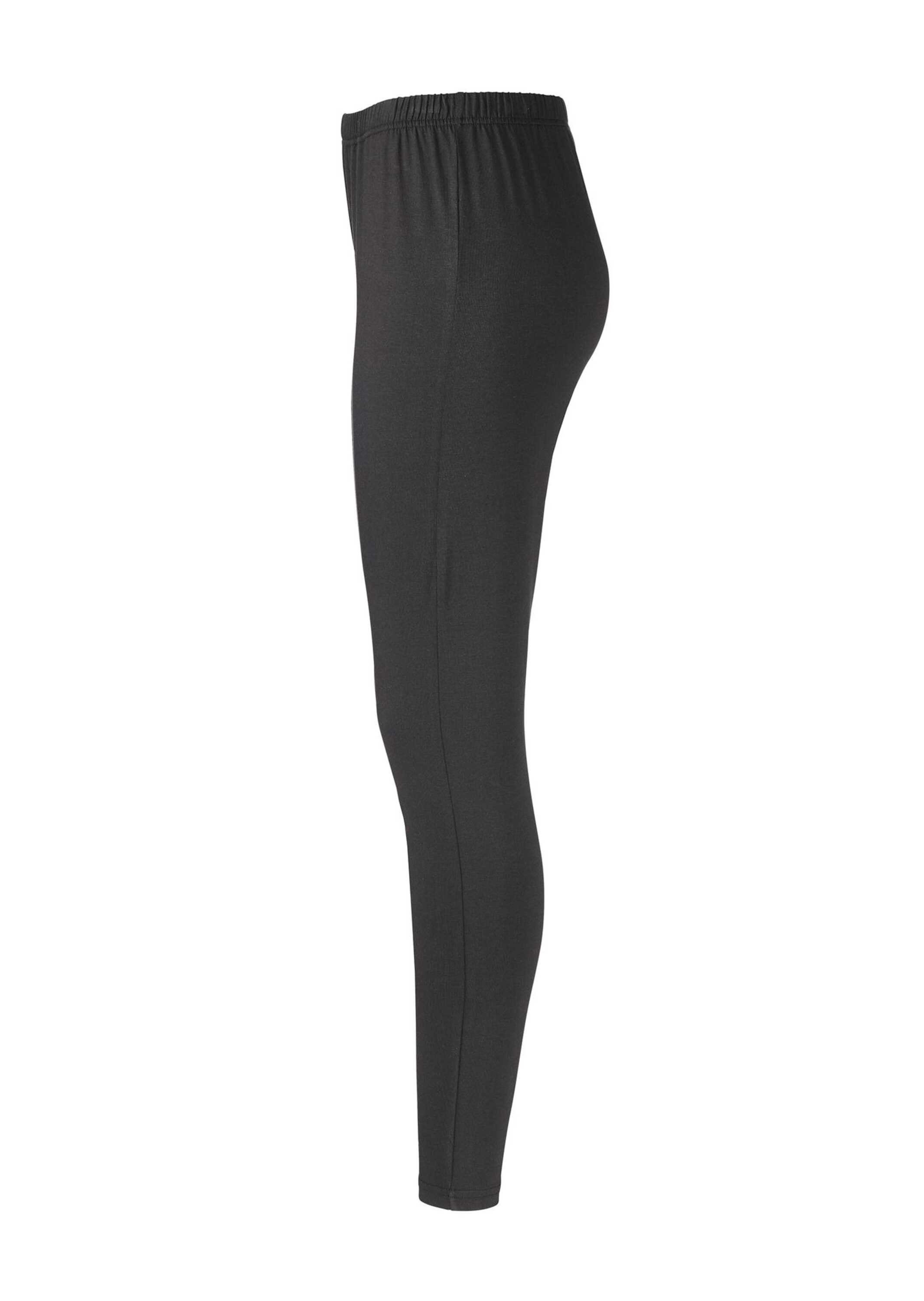 GOLDNER Thermoleggings Bequeme Leggings mit flexiblem Sitz Unifarbenes Design mit komfortablem Rundum-Dehnbund