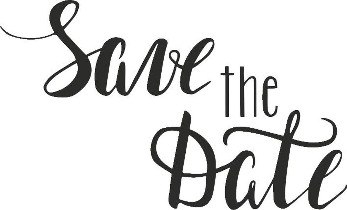 Thumbnail - Heyda Stempel Motivstempel 'Save the date' 6,2x3,9cm