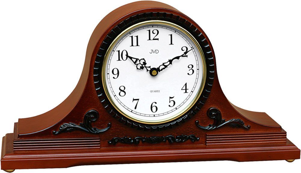 JVD Tischuhr Kaminuhr Holz in Nussbaumoptik - JVD Modell: HS11.3 günstig online kaufen