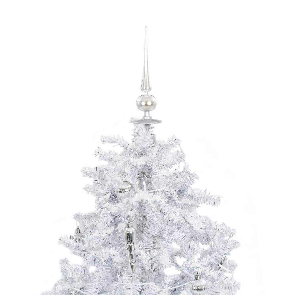 furnicato cm Schneiender Weihnachtsbaum Künstlicher Weiß Weihnachtsbaum mit 140 Schirmfuß