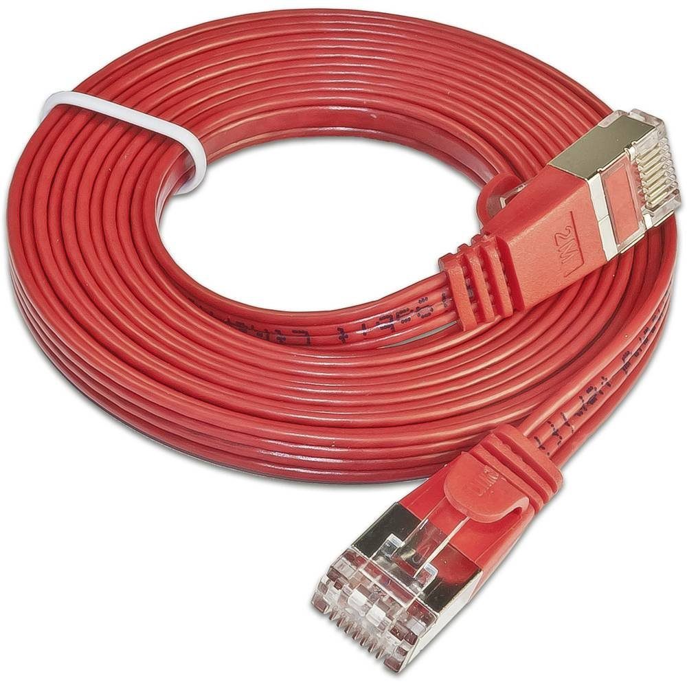 NO cm) Slimpatchkabel, Slim selection (1.00 NAME CAT6 voelkner flach,1 m LAN-Kabel, U/FTP,