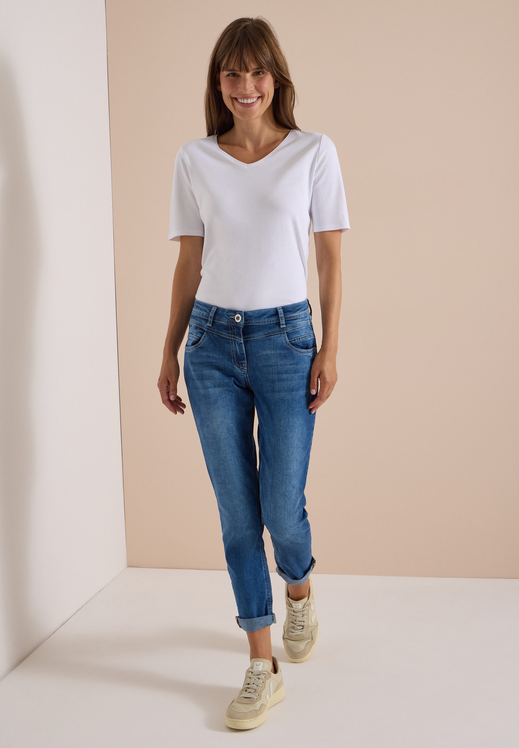 CECIL Comfort-fit-Jeans Middle Waist – Bild 4 von 5