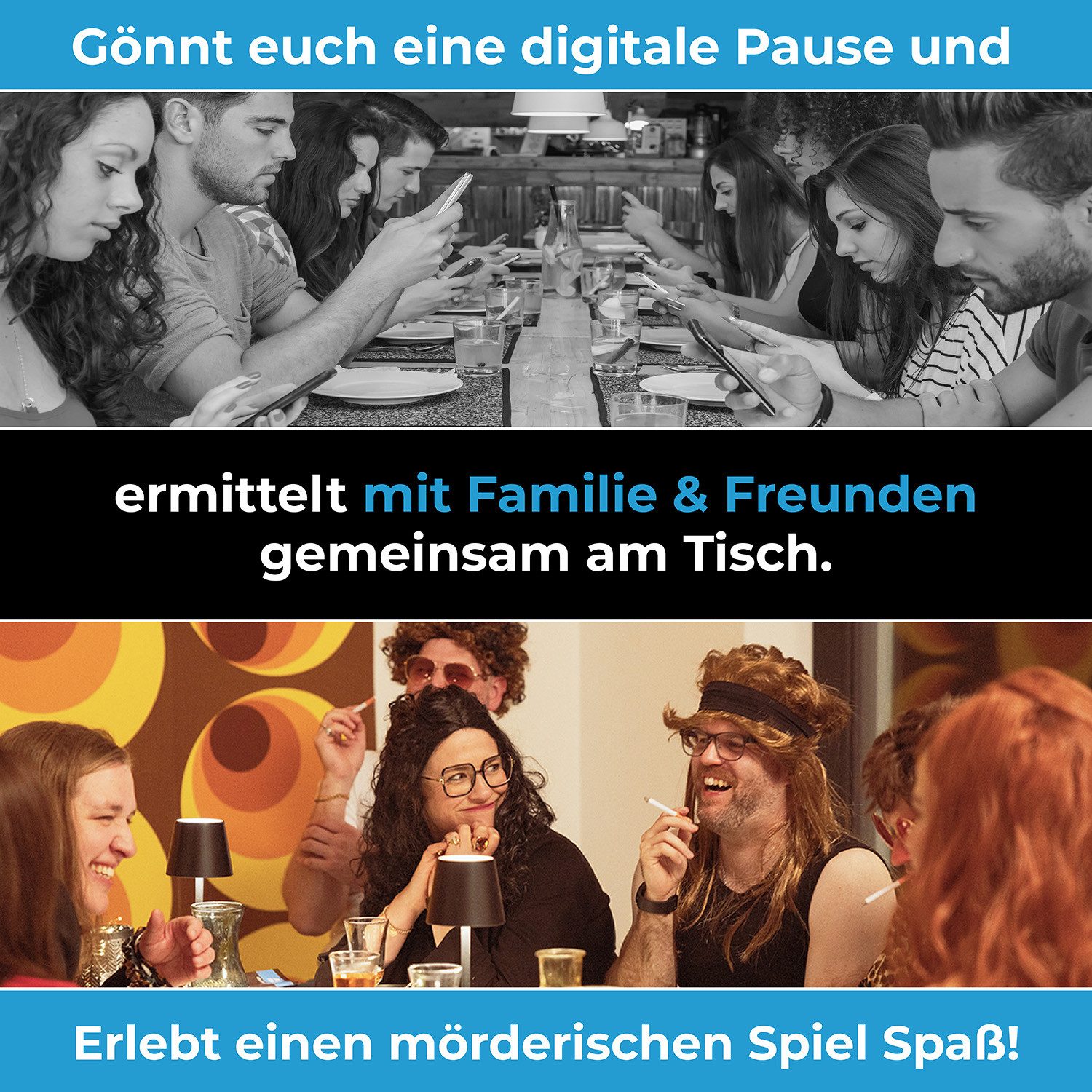 mitmach-krimi Spiel Krimi-Dinner, 1979 - Auf der Reeperbahn Mord um halb eins - Spiel für 6-8 Spieler