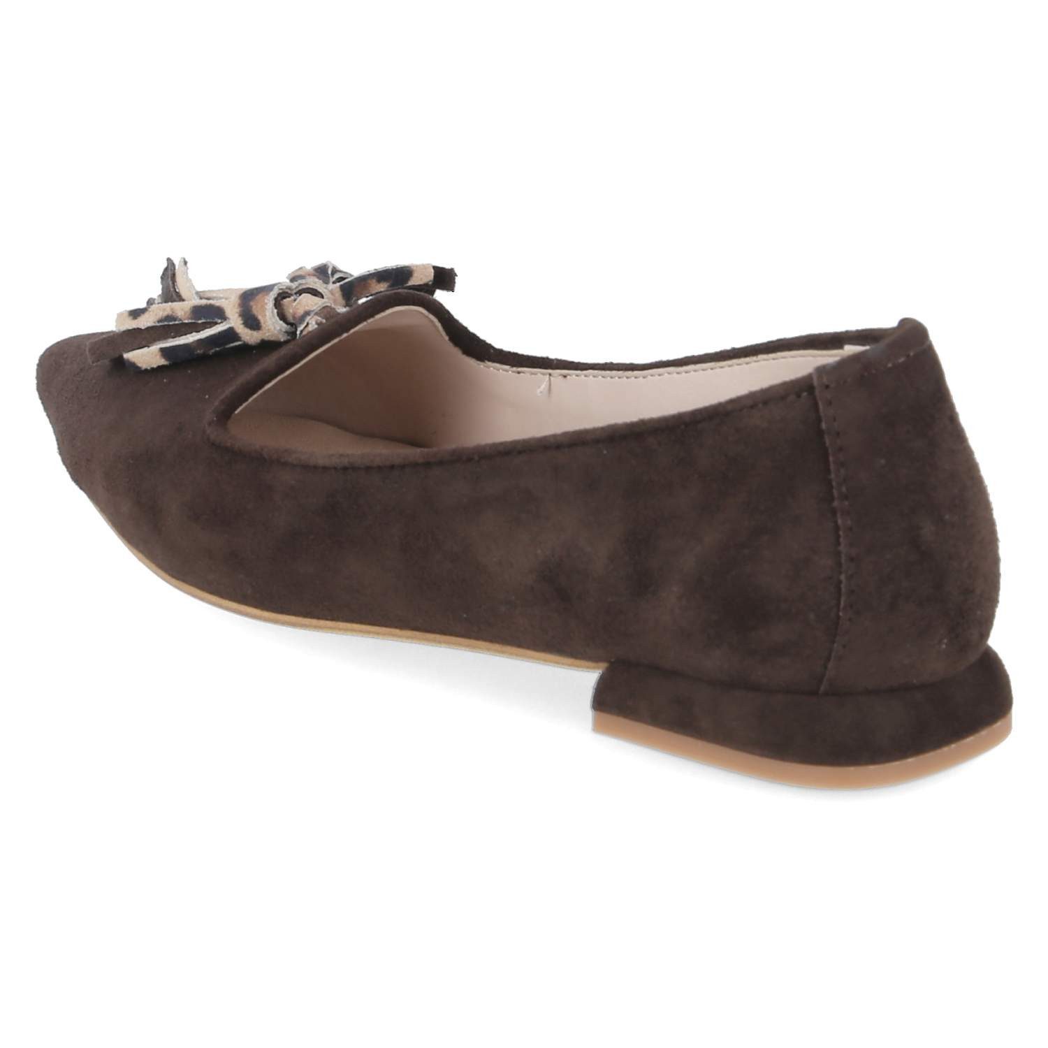 Kaerlek Kaerlek K141 TDM-CAM Damen Rauleder braun Ballerina