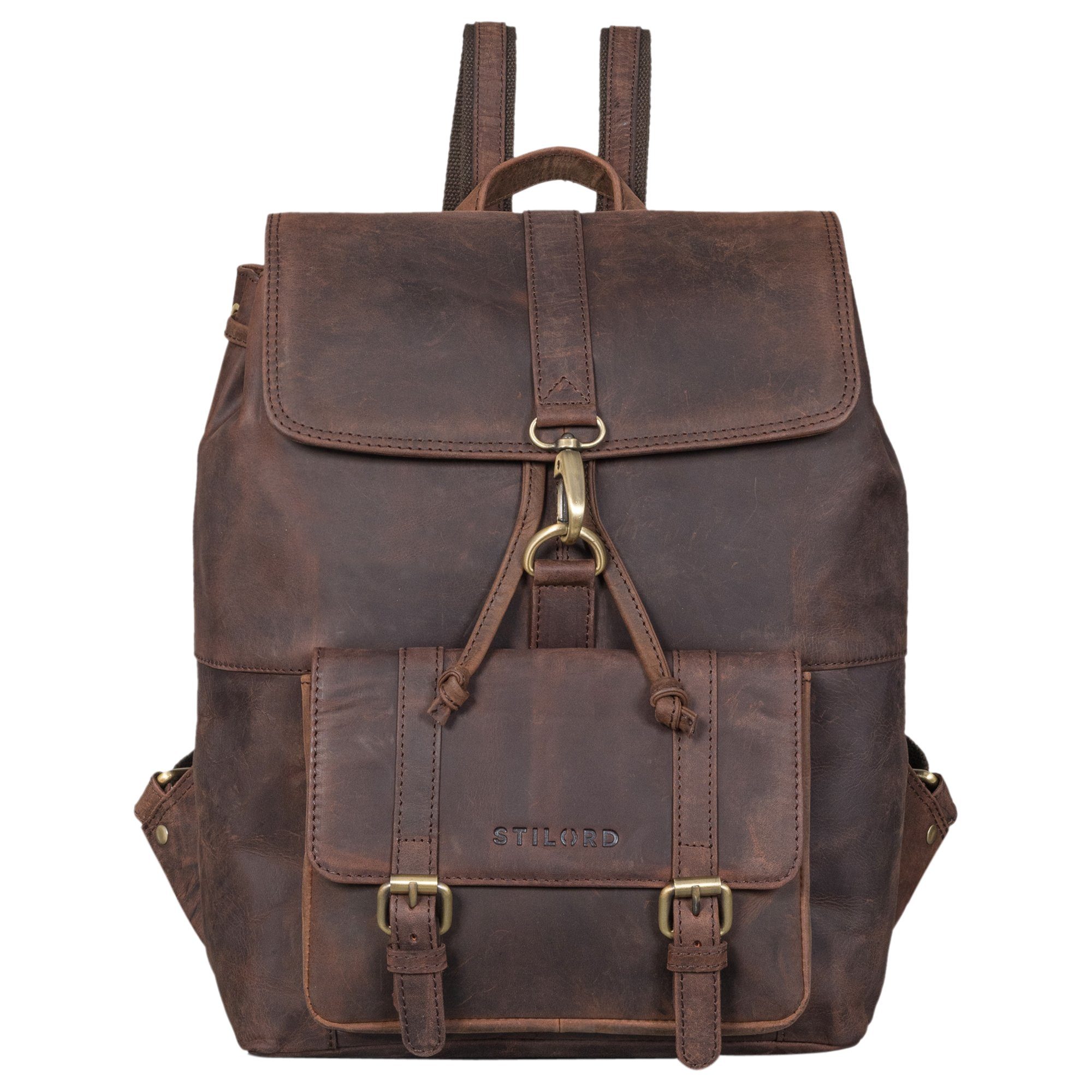 STILORD Cityrucksack "Kacey" Daypack Damen Leder 13.3 Zoll Lederrucksack Un günstig online kaufen