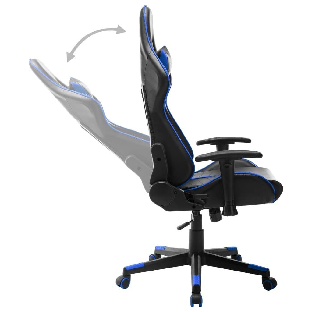 möbelando Gaming-Stuhl (LxBxH: Schwarz 61x67x133 in 3006523 und cm), Blau