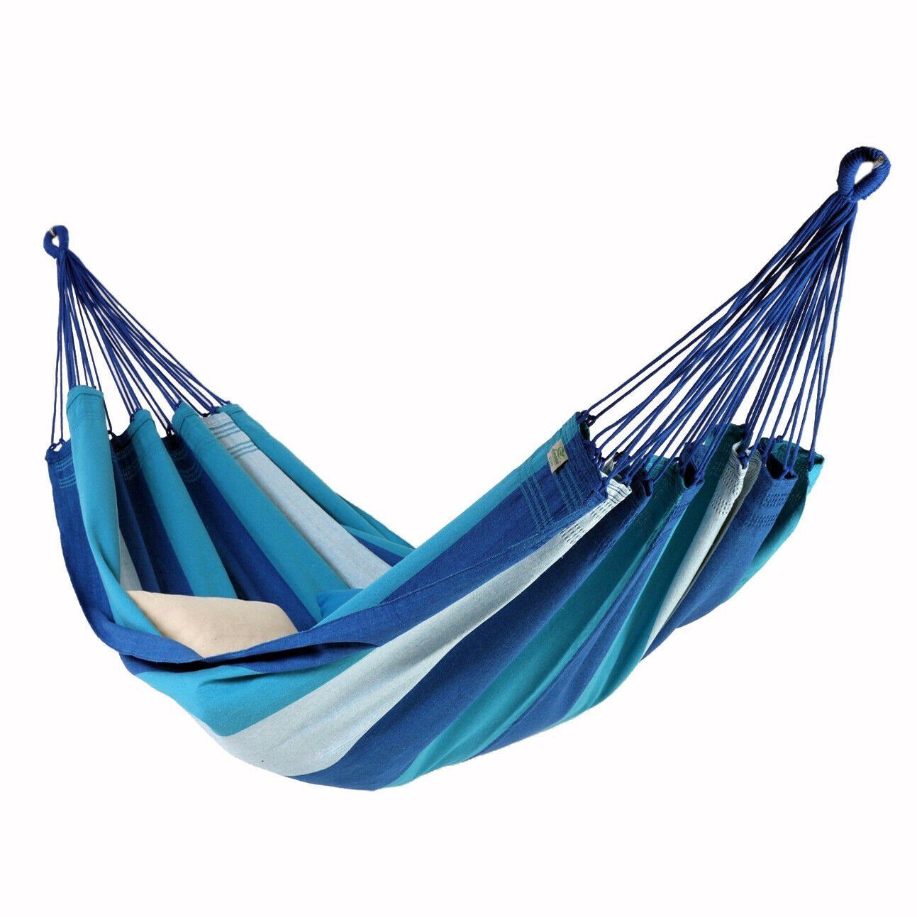 denaná Hängematte Doppel Hängematte Imbuia blau 100% Baumwolle Denana, Hochwertige Qualität