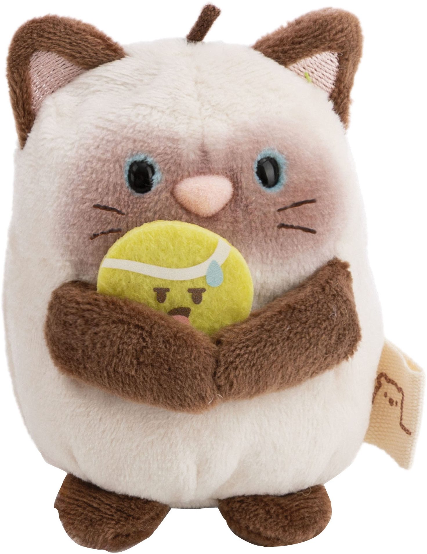 Nici Kuscheltier mymochi, Siamkatze Siamy, 8 cm, in Geschenkbox