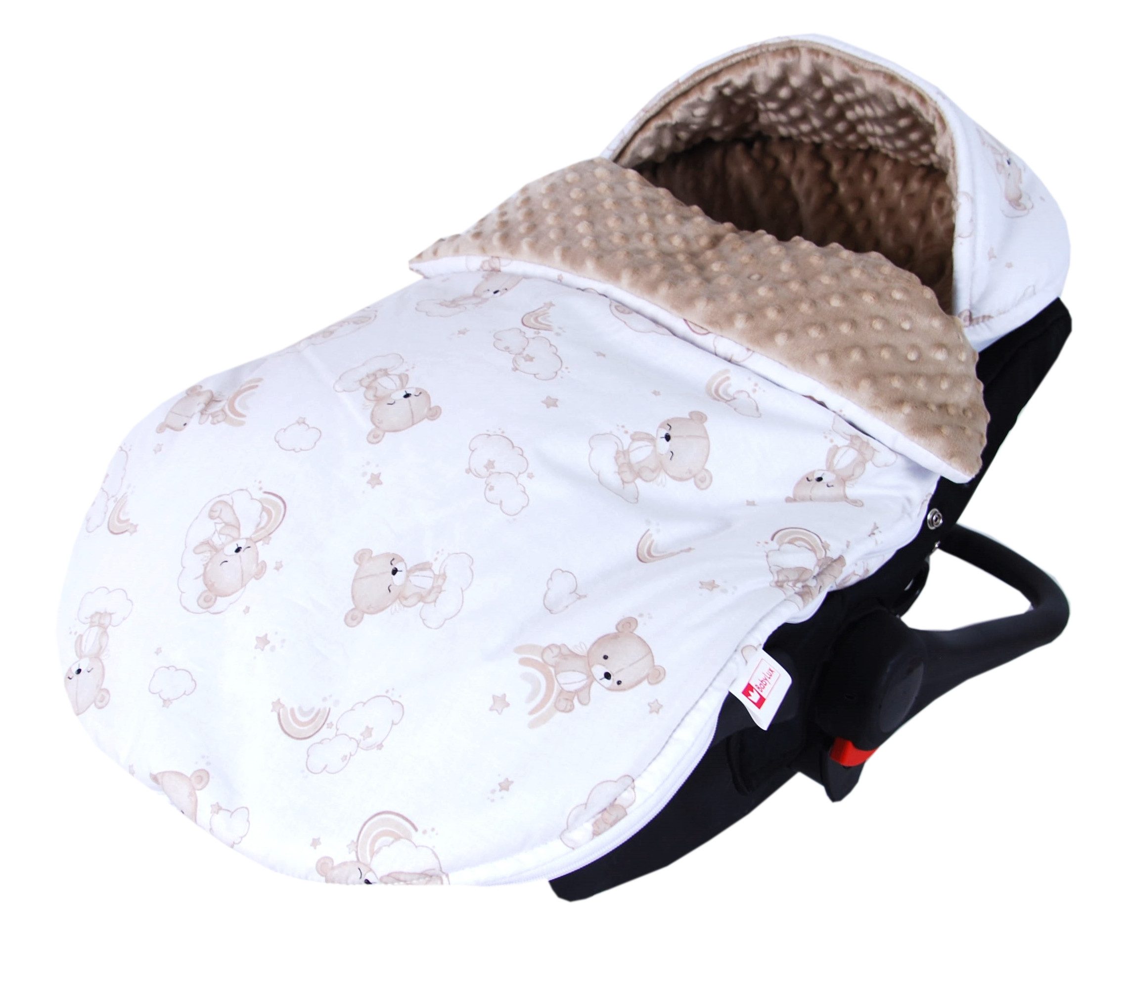 BabyLux Fußsack Sommerfußsack 90cm für Babyschale, Kinderwagen & Buggy Frühling Herbst