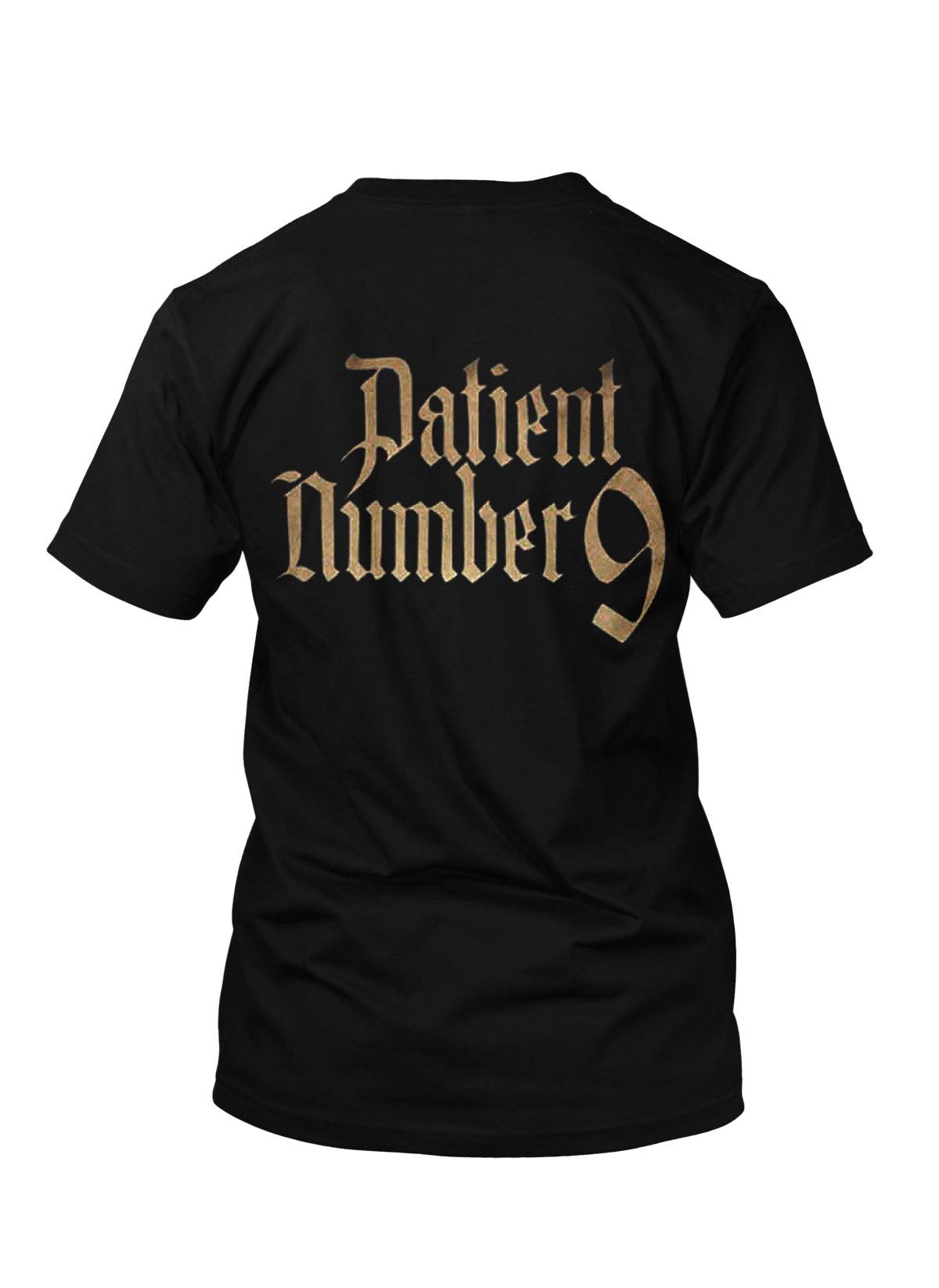 Ozzy Osbourne T-Shirt Patient No. 9 Gold Logo günstig online kaufen