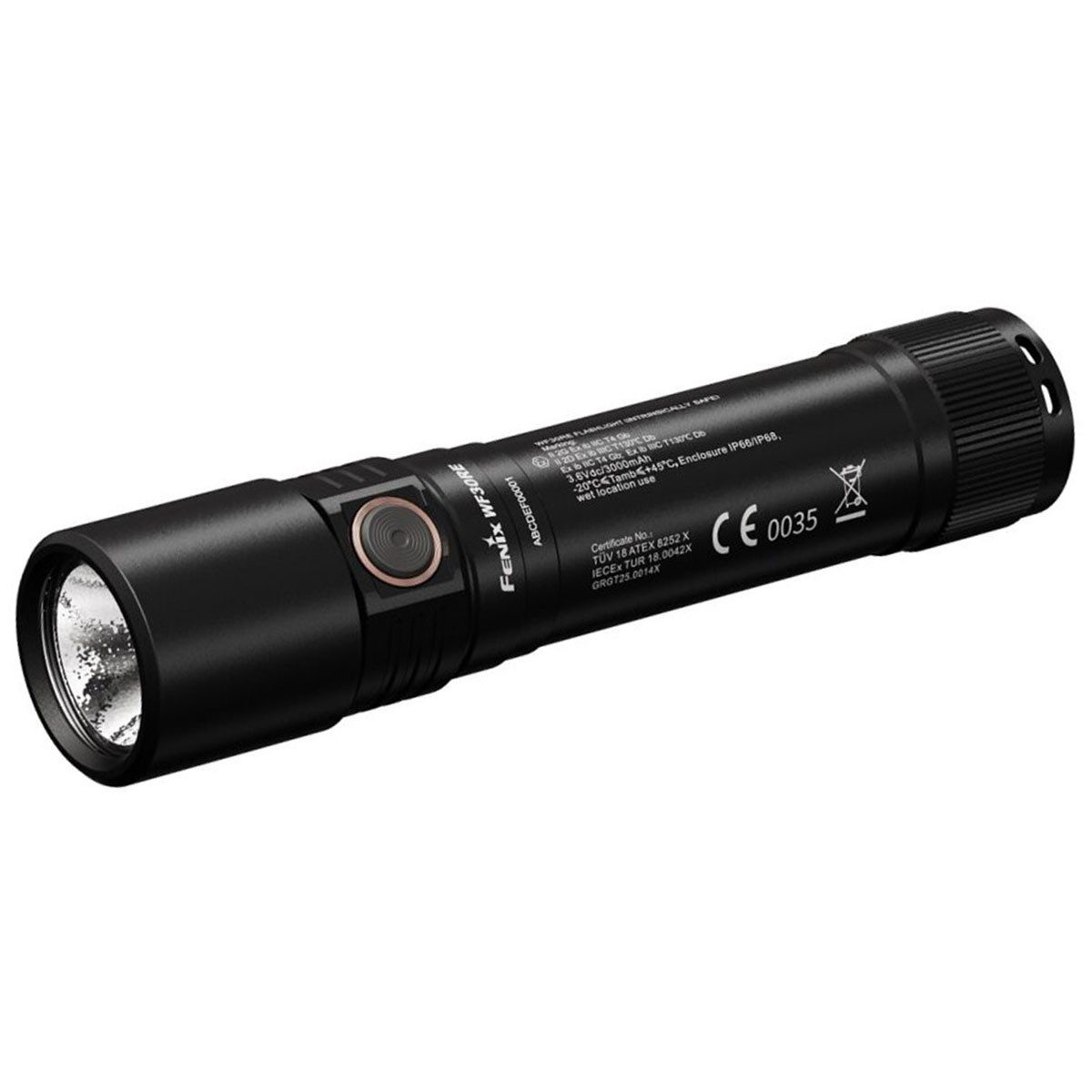 Fenix LED Taschenlampe WF30RE 300 Lumen Ex-geschützte LED Taschenlampe - Schwarz