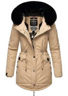 Navahoo Wintermantel Sweety Deluxe modischer Winterparka mit großer doppelter Kapuze