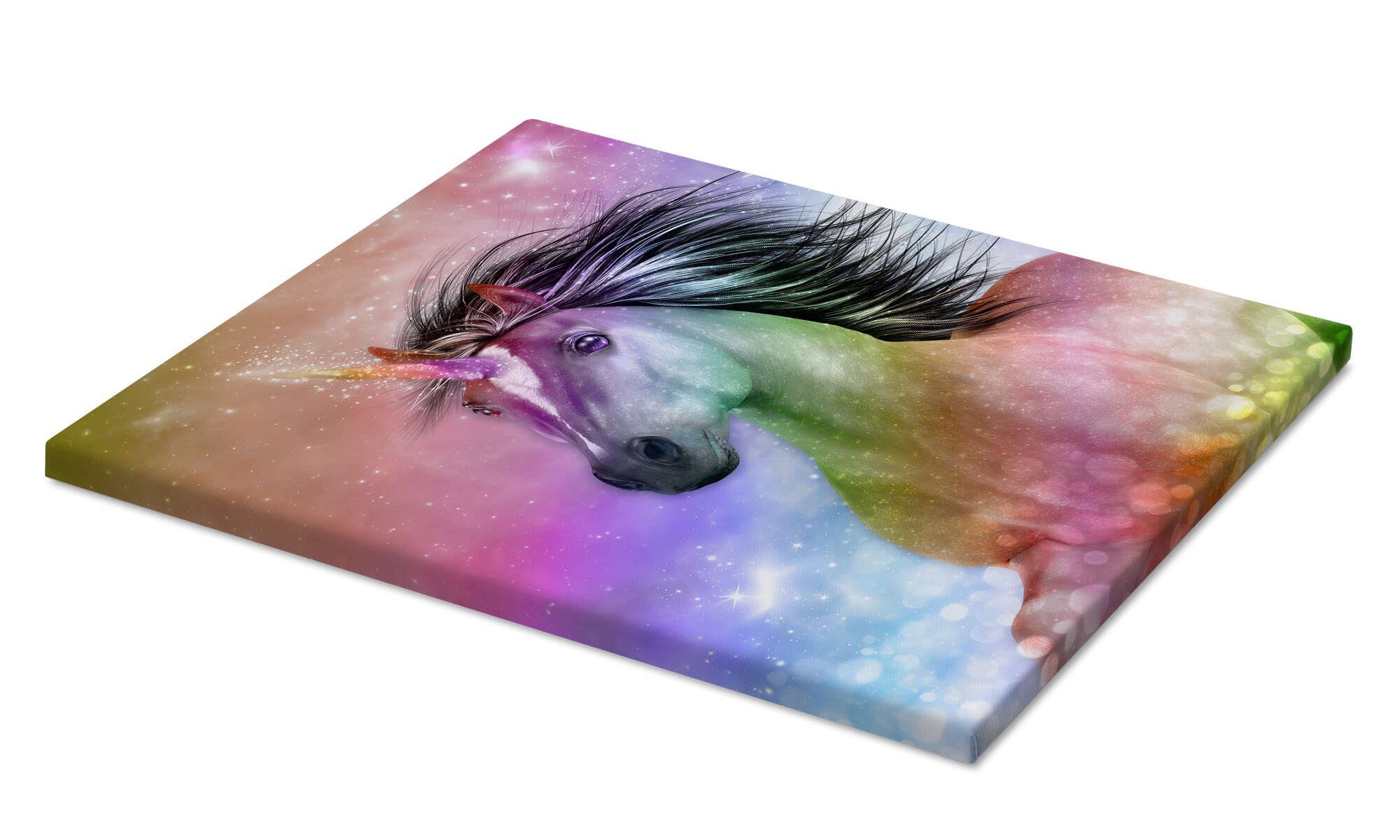 Posterlounge Wandbild Einhorn - Sei Authentisch, Dolphins DreamDesign, erhältlich als Poster, Leinwandbild, Wandsticker oder Acrylglasbild