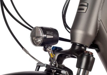 SAXONETTE E-Bike Comfort Plus 4.0, 7 Gang Shimano, Nabenschaltung, Frontmotor, 418 Wh Akku, E-Bike Citybike mit Rücktrittbremse, vollintegrierter Akku, Pedelec