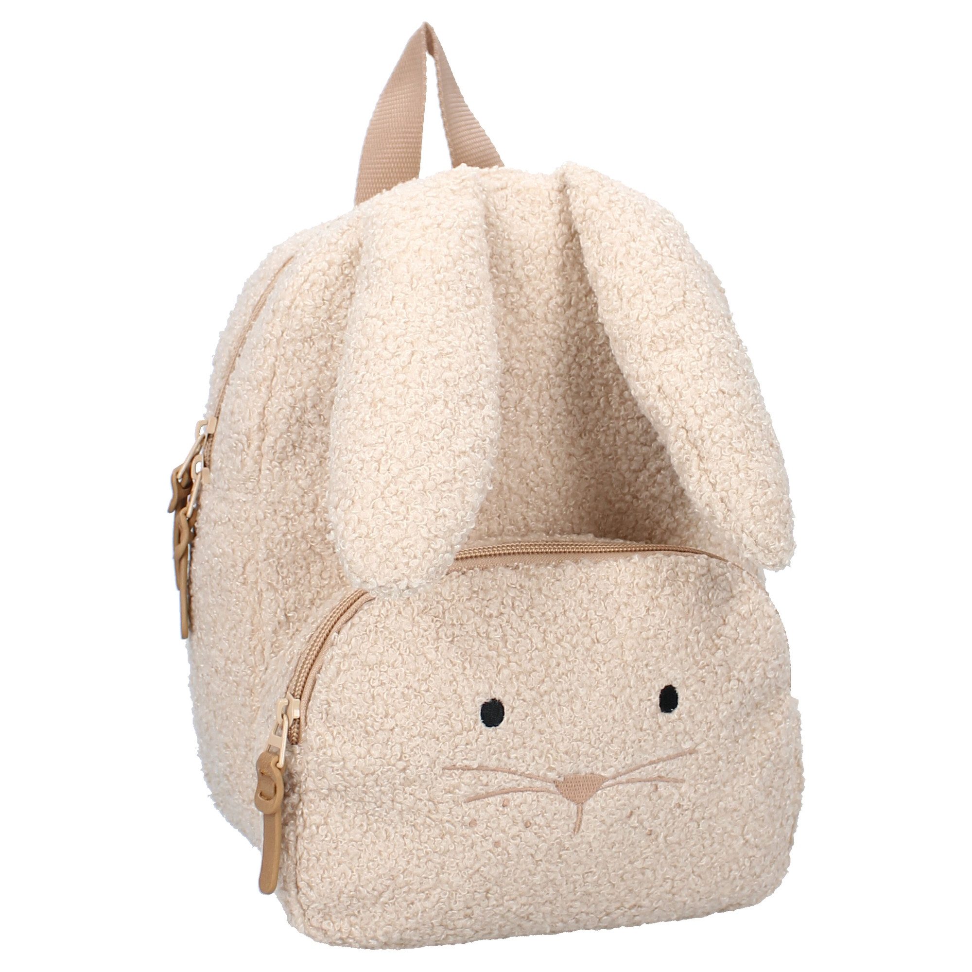 Vadobag Cityrucksack Pisa Comfort Friends, aus Teddy-Stoff mit Hasenohren