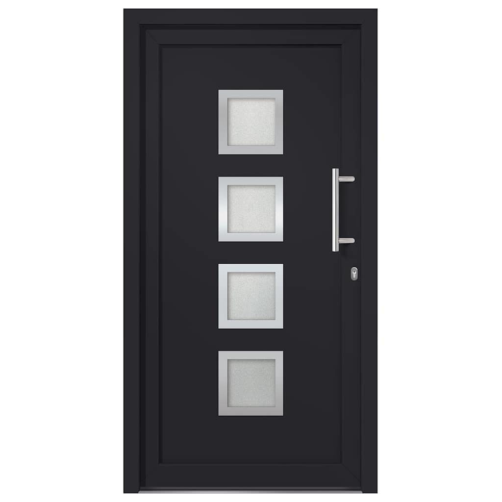vidaXL Haustür Haustür Anthrazit 108x200 cm (1-St)