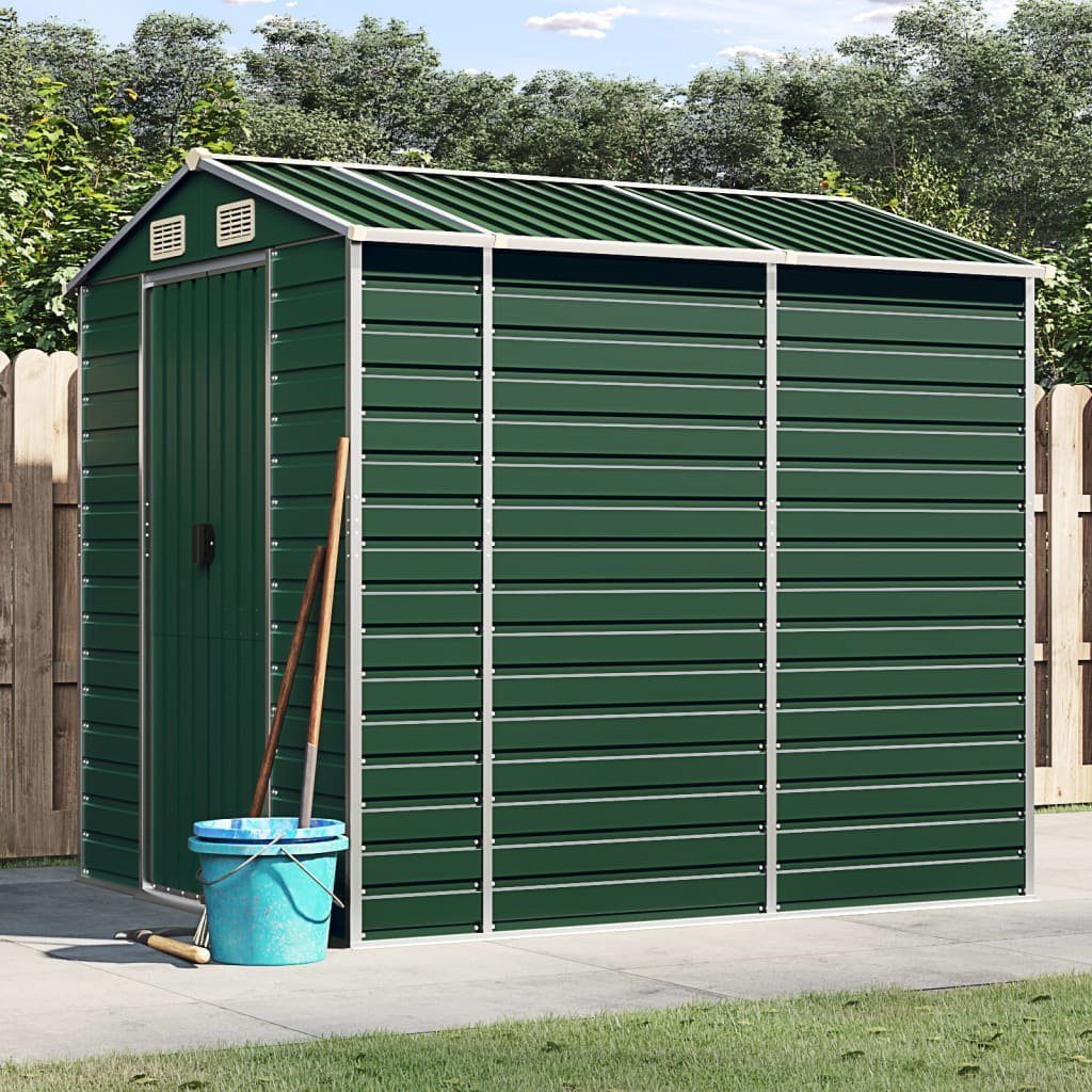 vidaXL Gartenhaus Gartenhaus Grün 191 x 215 x 198 cm Verzinkter Stahl