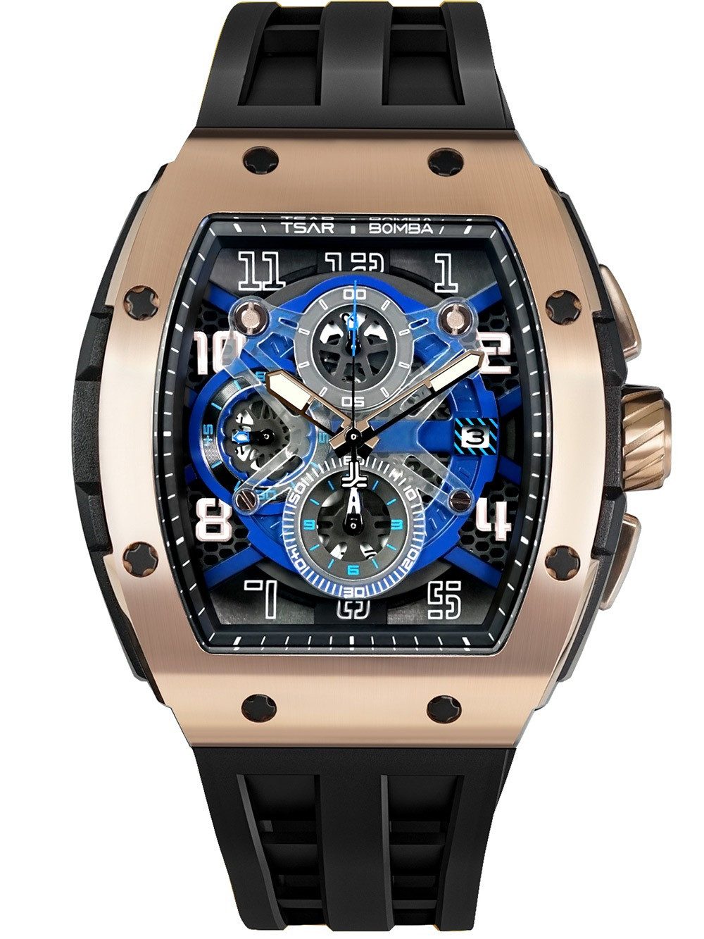 Tsar Bomba Quarzuhr Tsar Bomba TB8211Q-05 Herrenuhr Elementar Chronograph 5 günstig online kaufen