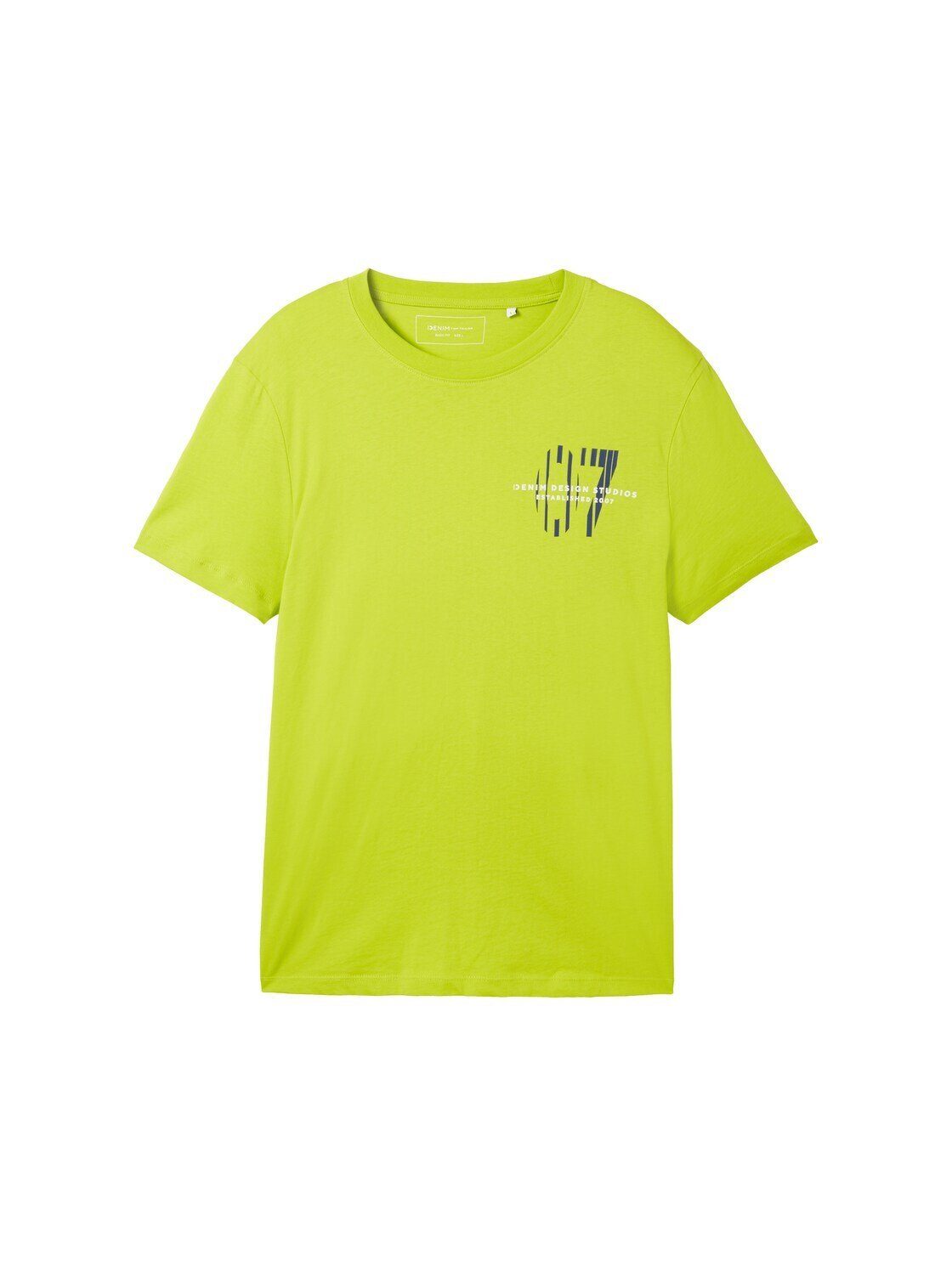 Print juicy T-Shirt kiwi TAILOR T-Shirt Denim TOM mit
