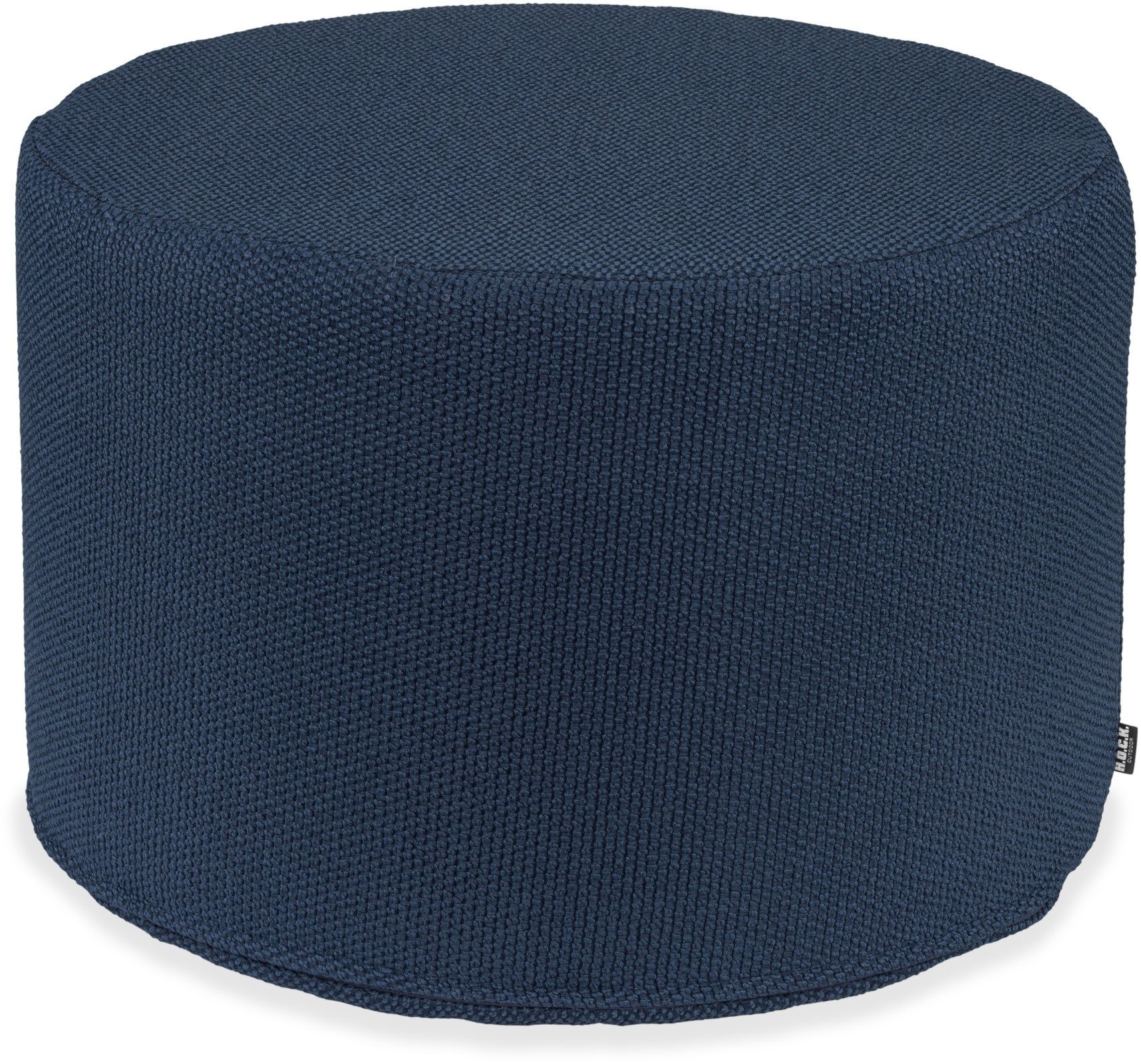 H.O.C.K. Sitzhocker H.O.C.K. Madrid Outdoor + Indoor Hocker rund ø60x40cm navy-blau in&out, Hocker, Sitzhocker, Pouf Hocker, Barhocker - wetterfest, vielseitig