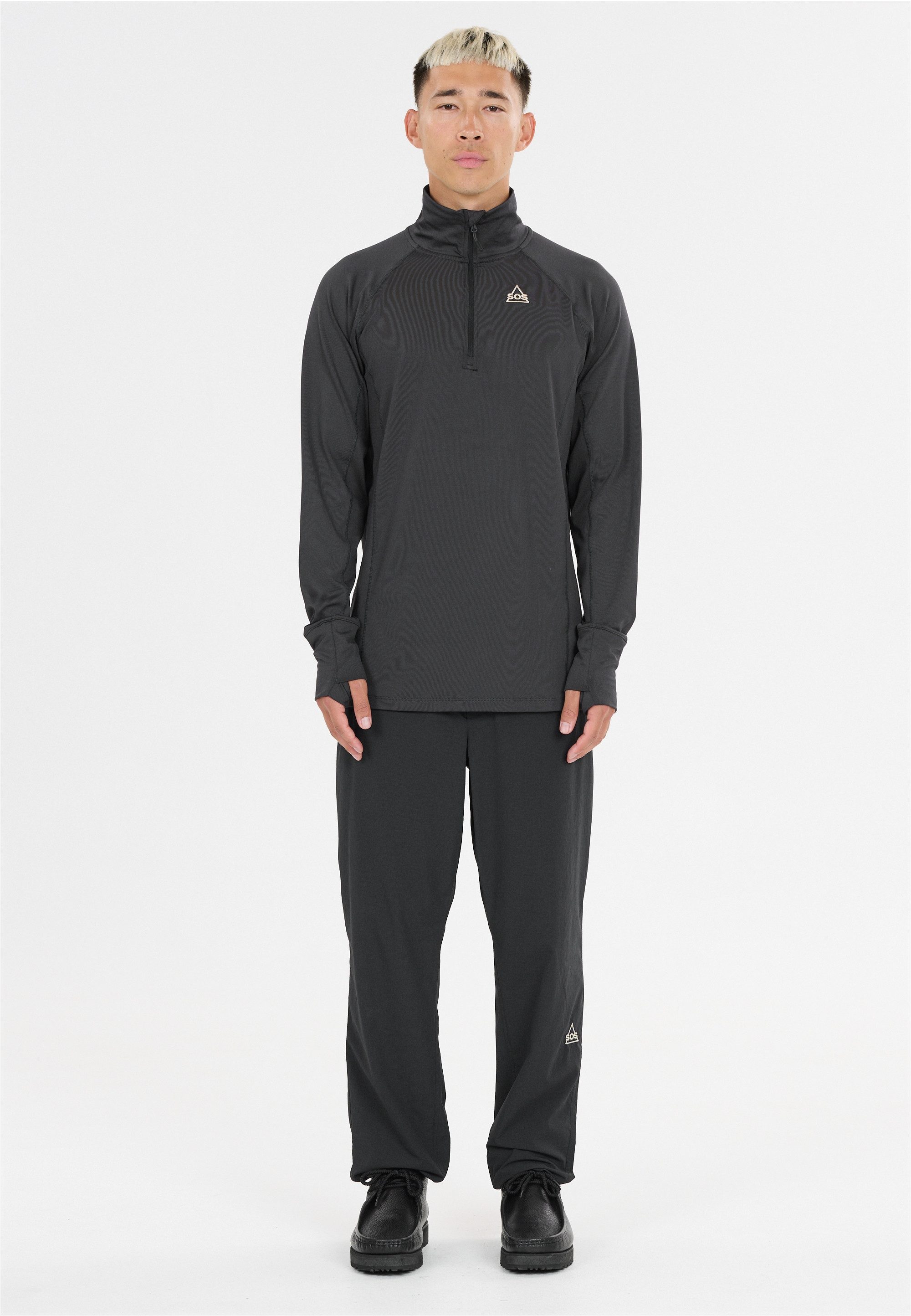 SOS Strickpullover Jasna mit praktischem Half-Zip