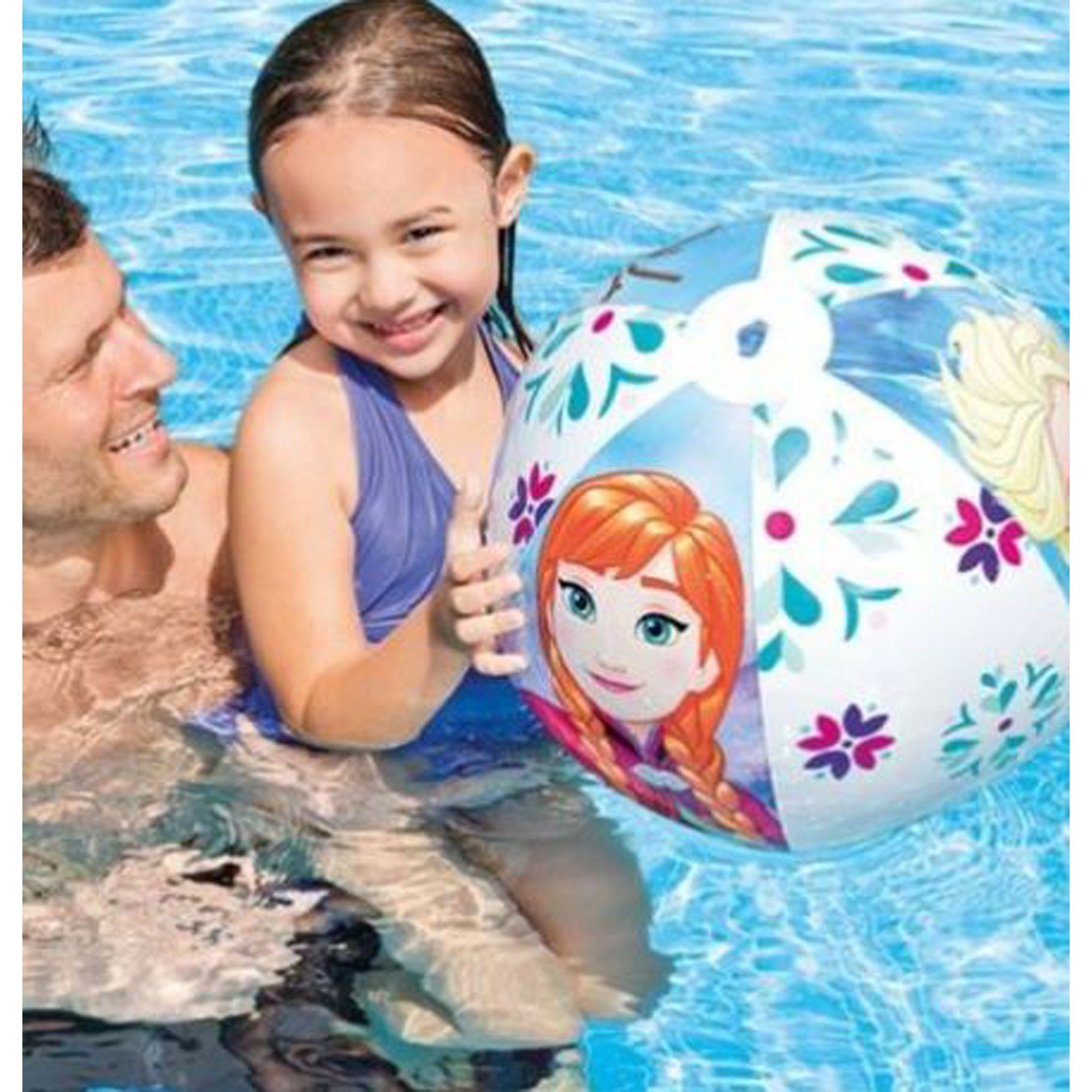 Intex Wasserball Strand und Ball, / / Schwimmbad Walt Elsa - Pool von Lizenz Urlaub Disney Eiskönigin 51cm Die Anna Frozen Original Disney Walt Wasserball