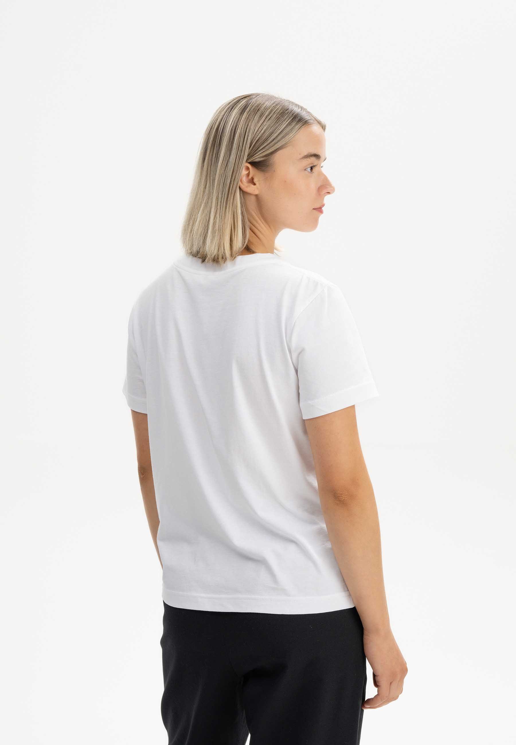 MELA Kurzarmshirt T-Shirt KHIRA Fein gerippter günstig online kaufen