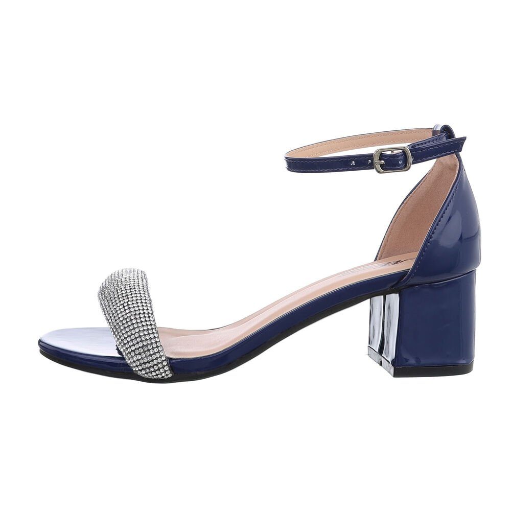 Edelaura Damen High Heels Römersandalen - Elegante Fischmaul Sandalen Mit Blockabsatz