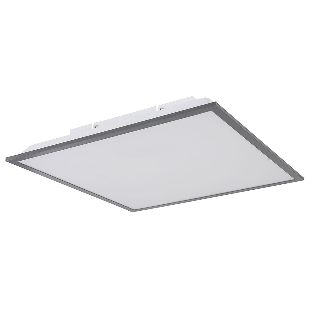 45 LED-Leuchtmittel L Deckenlampe Warmweiß, Deckenleuchte, warmweiß Alu LED Panel etc-shop verbaut, LED Aufbau cm Wohnzimmerleuchte fest