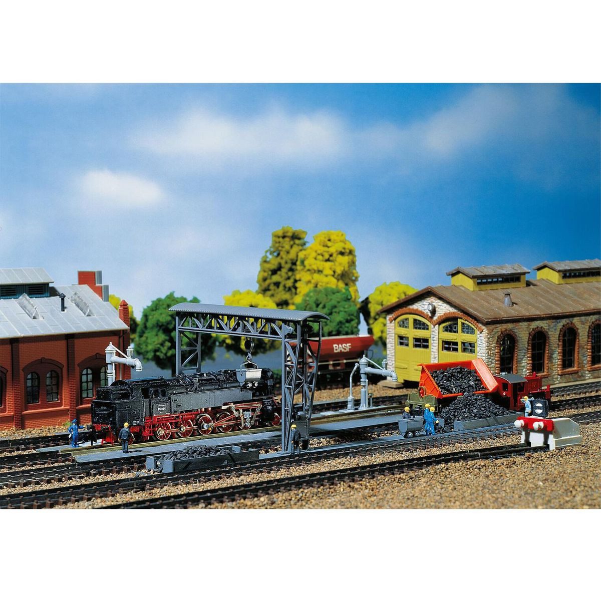 Faller Modellbausatz Faller N 222149 Ausschlackanlage mit Bockkran