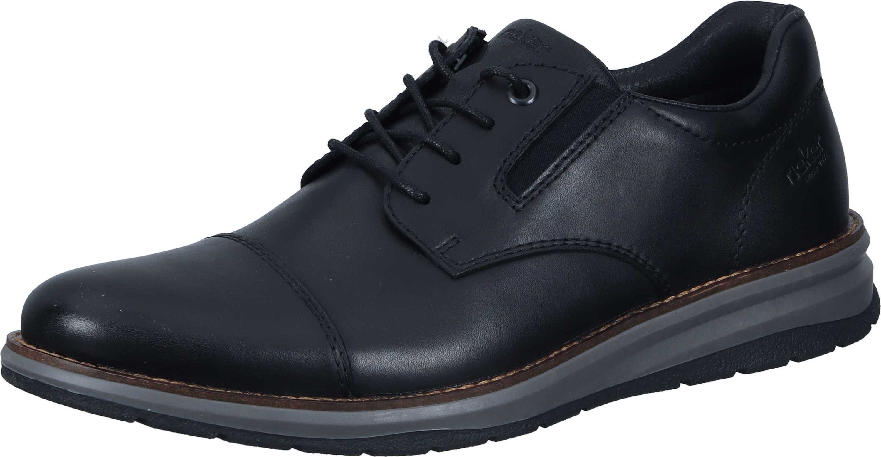 Rieker Schnürer Schnürschuh aus echtem Leder. Reduzierter Preis € 54,00. Unverbindliche Preisempfehlung € 79,95