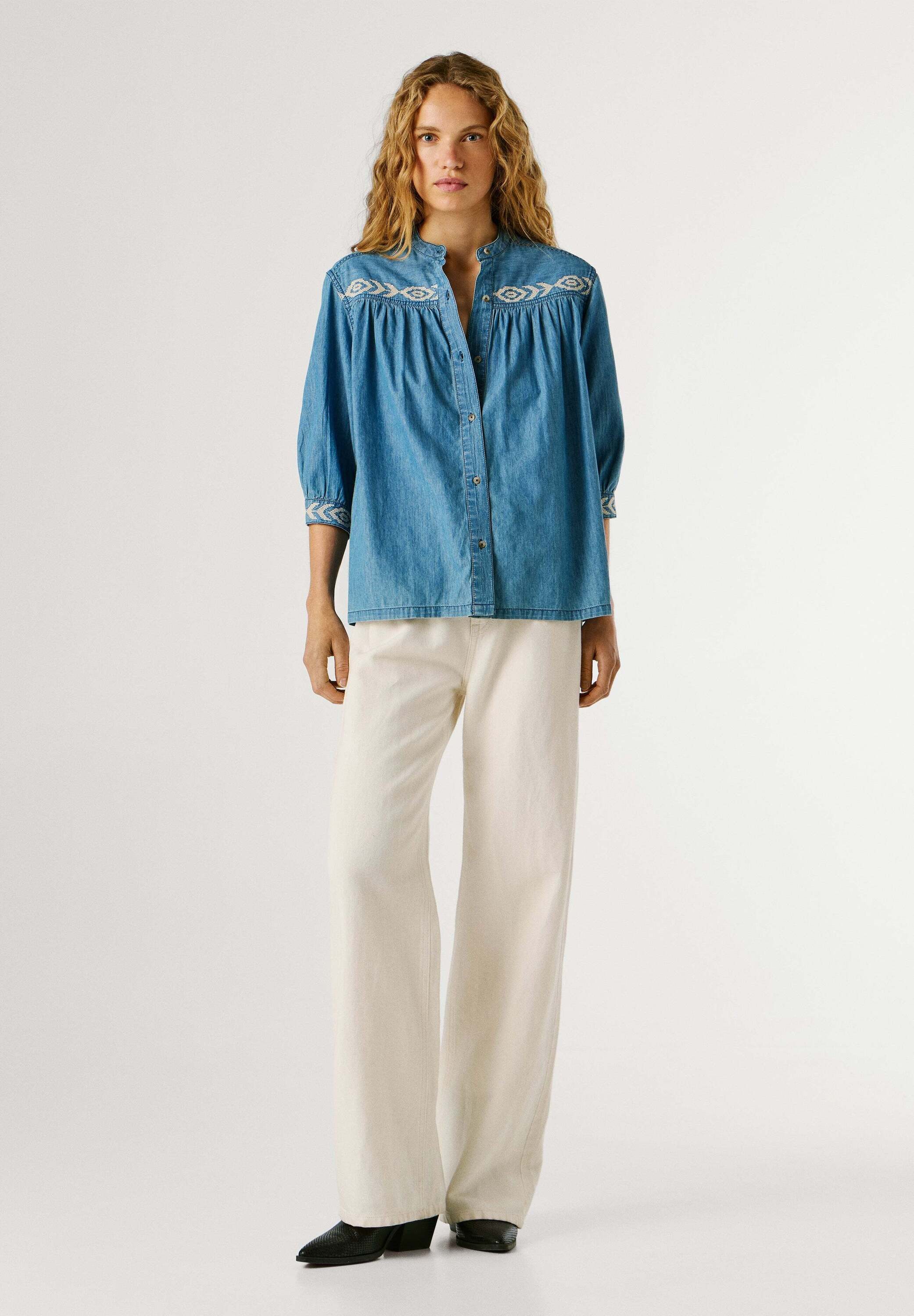 Pepe Jeans Funktionsshirt shirt LIVIA EMBROIDERED