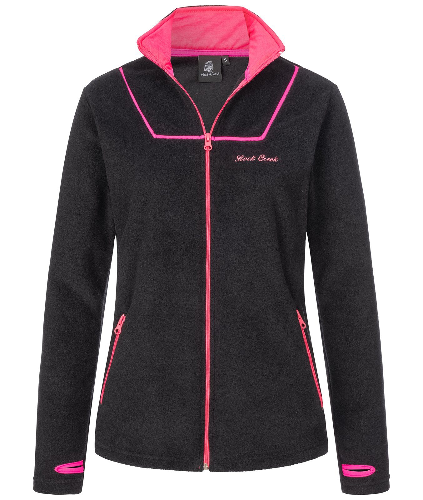 Rock Creek Fleecejacke Damen Fleecejacke Übergangsjacke D-473