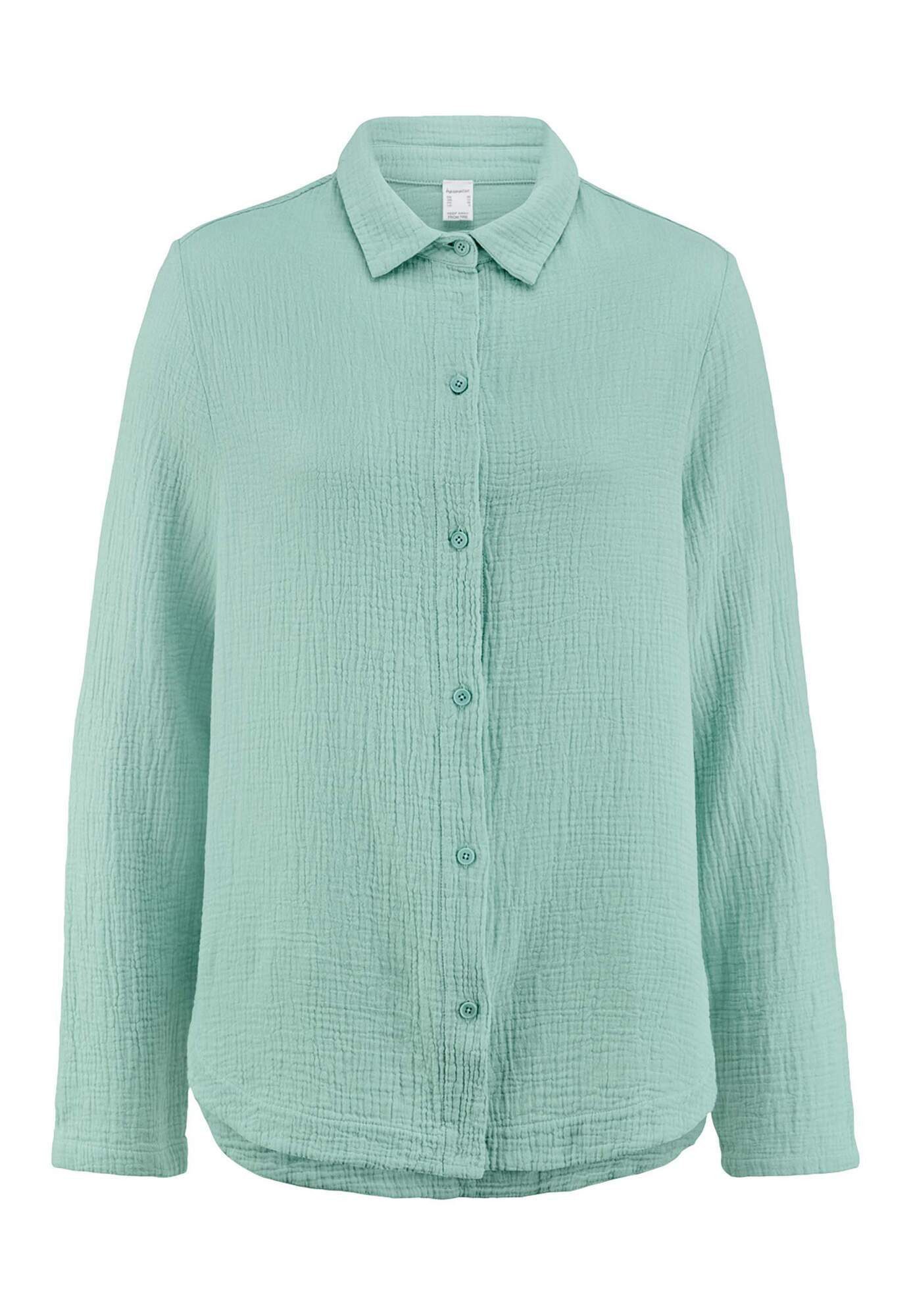 Hessnatur Pyjamaoberteil Musselin Relaxed PURE COMFORT günstig online kaufen